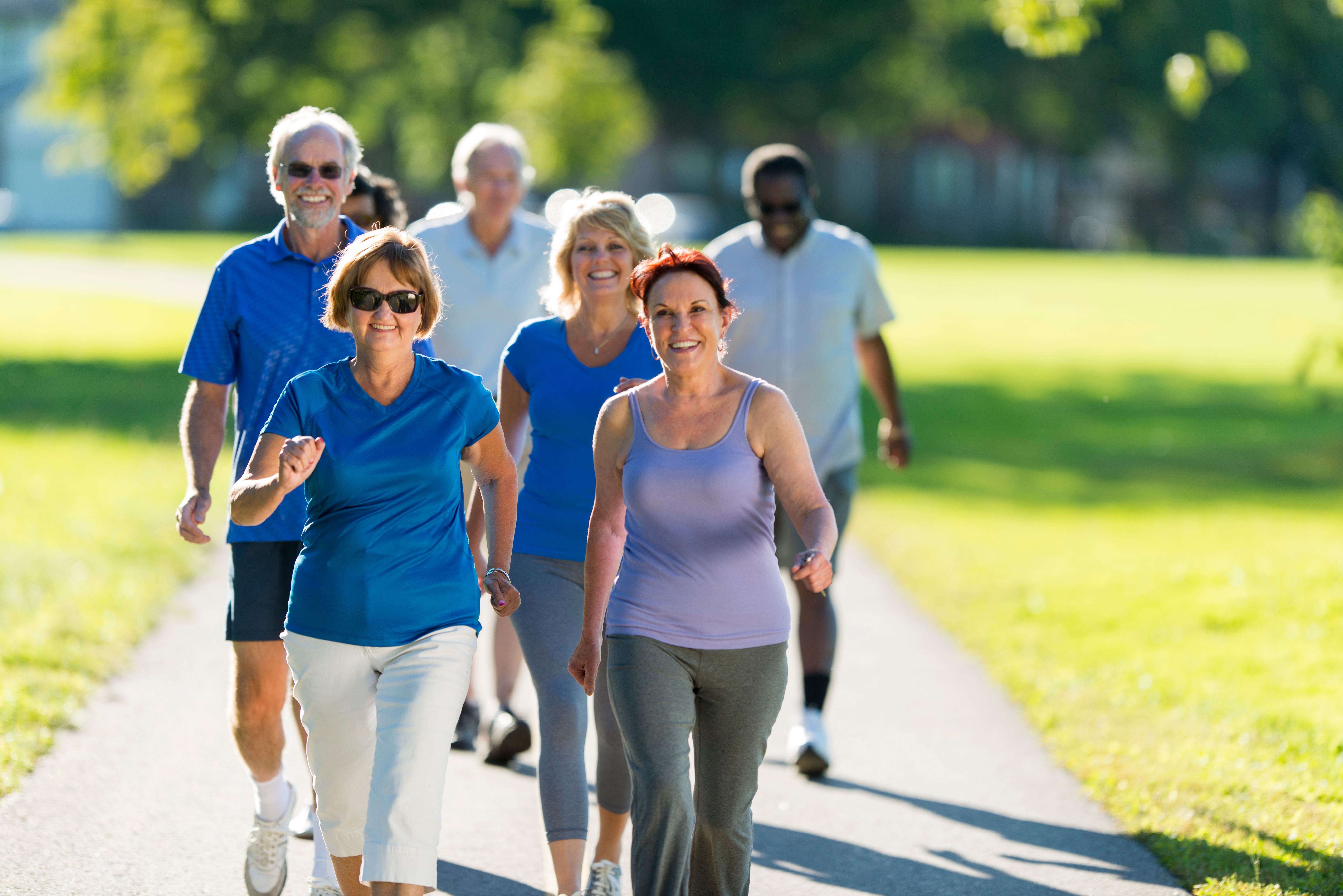 seniors walking