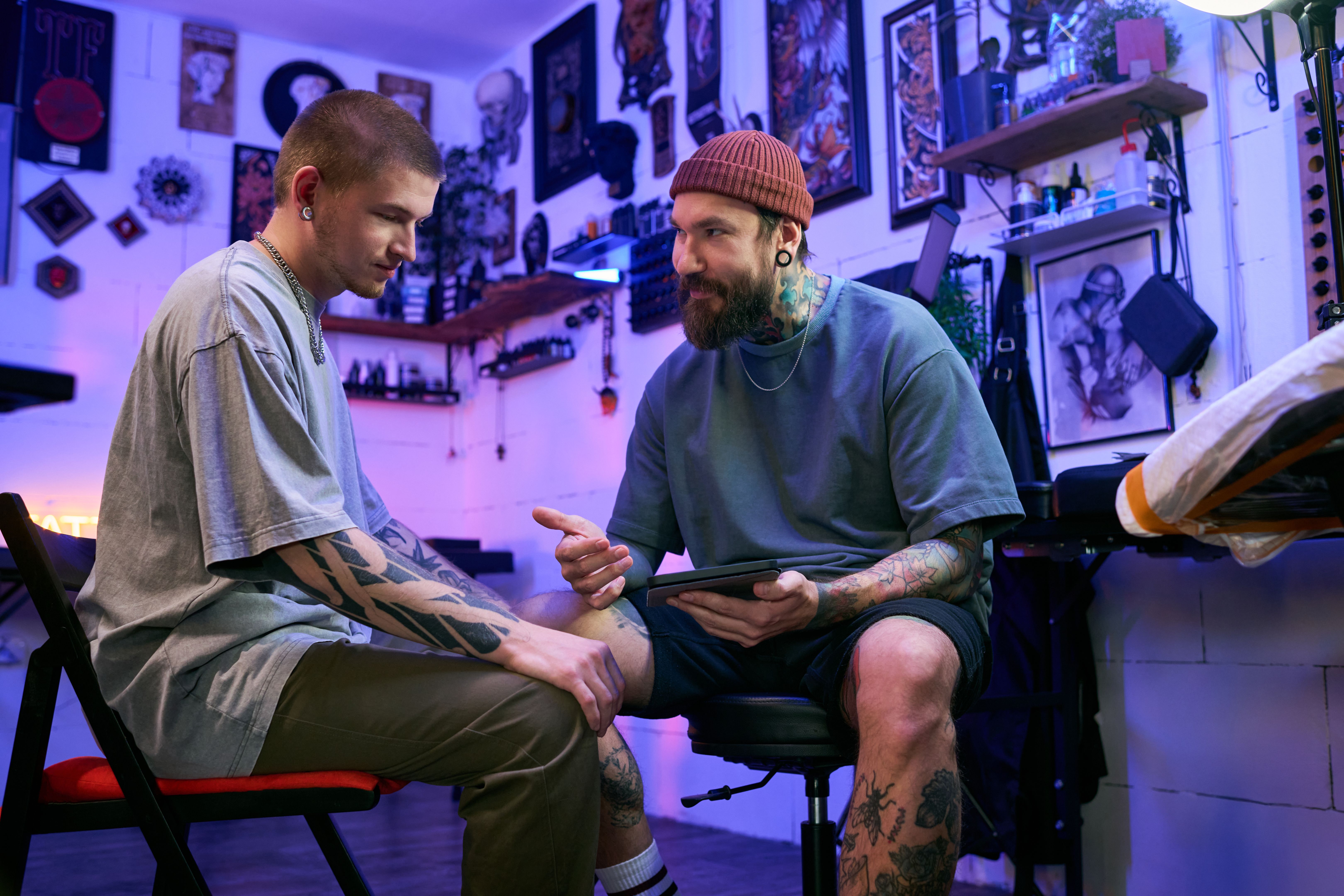 modern tattoo studio