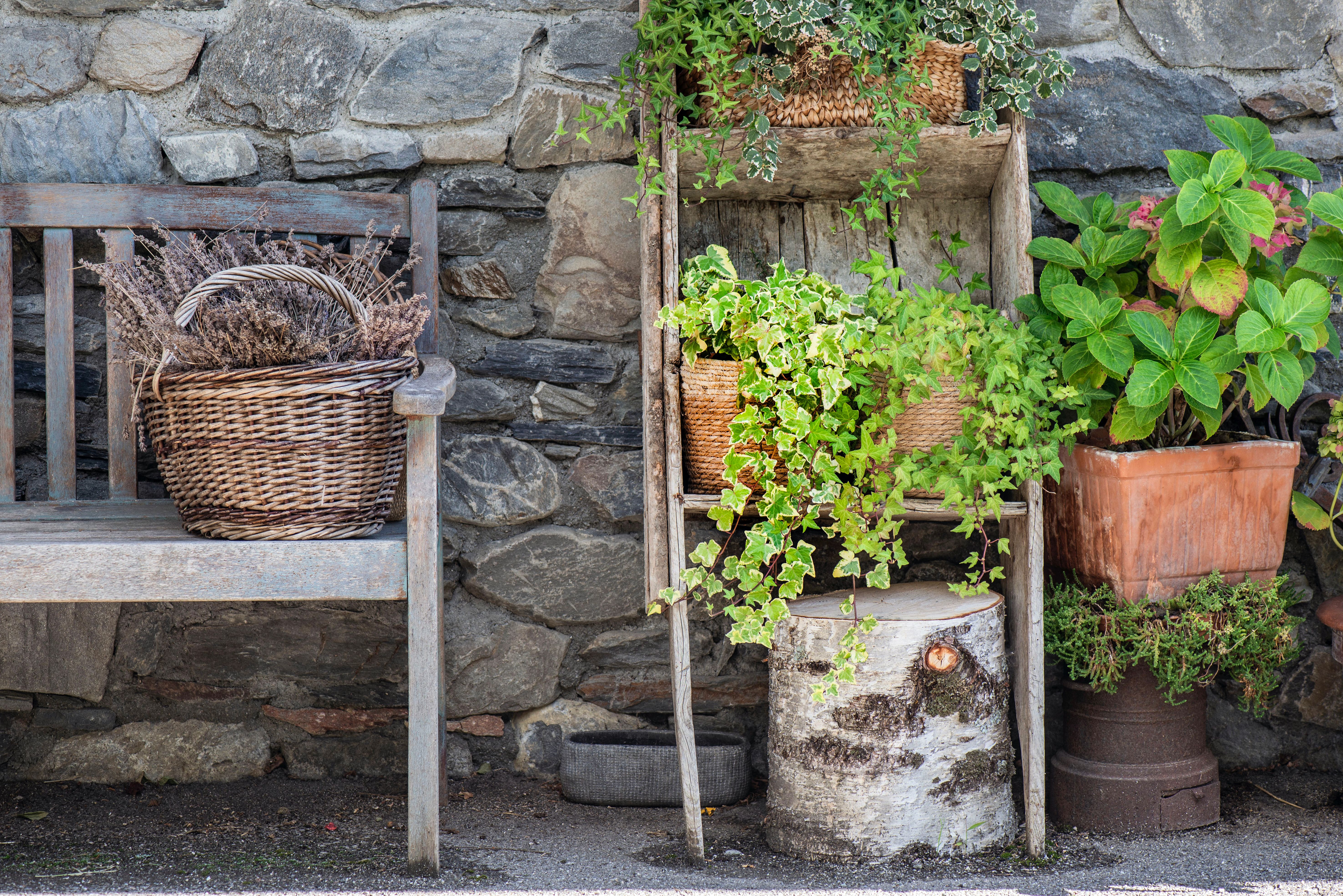 natural patio elements