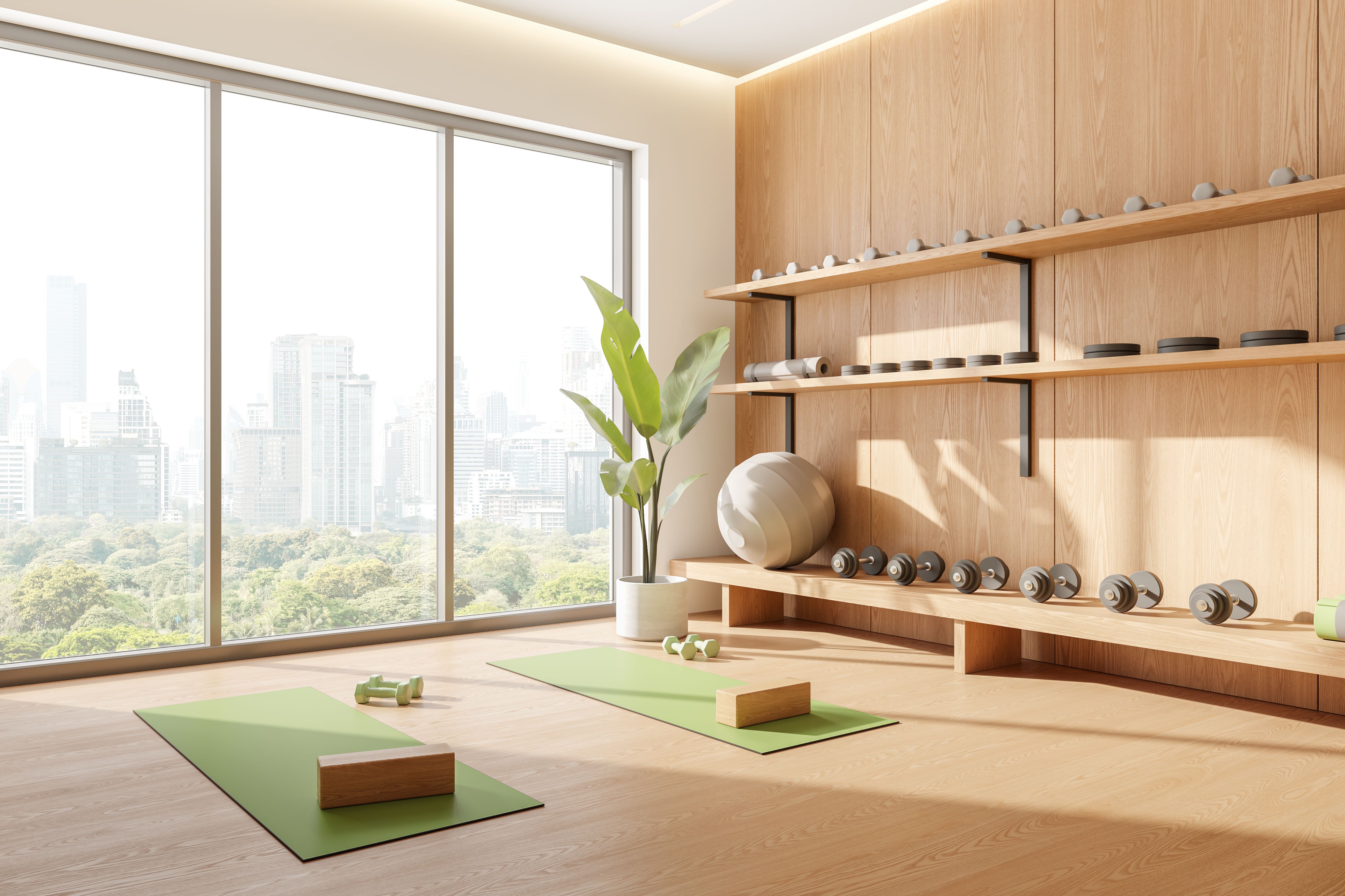modern yoga studio