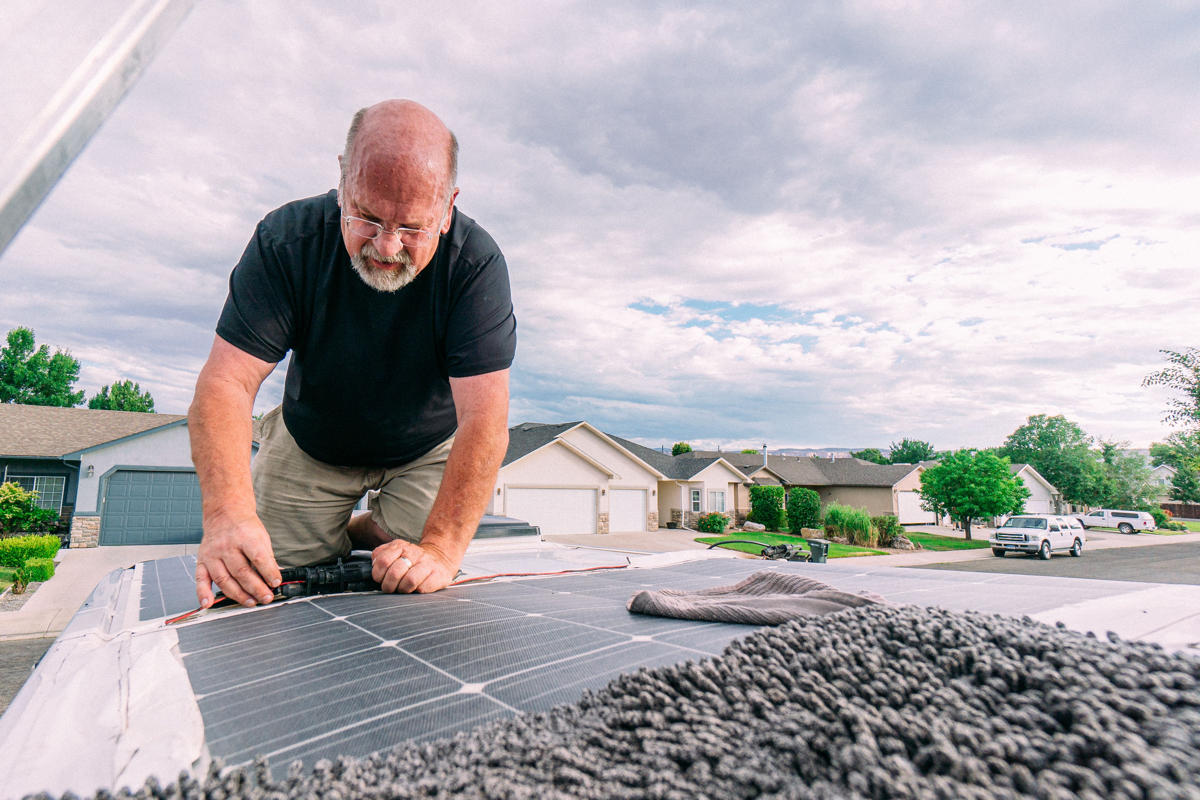 solar roof preparation