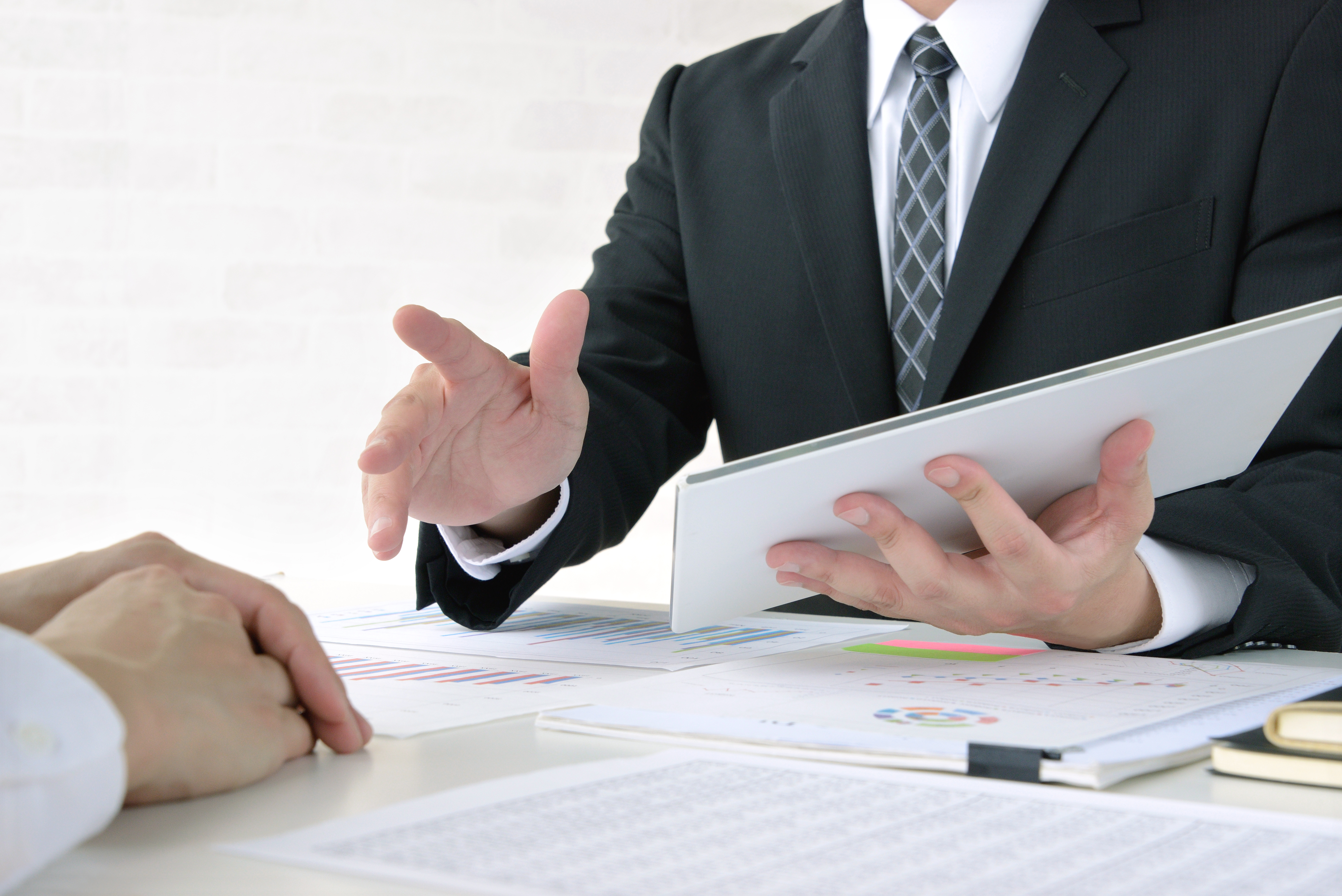 Business meeting in office