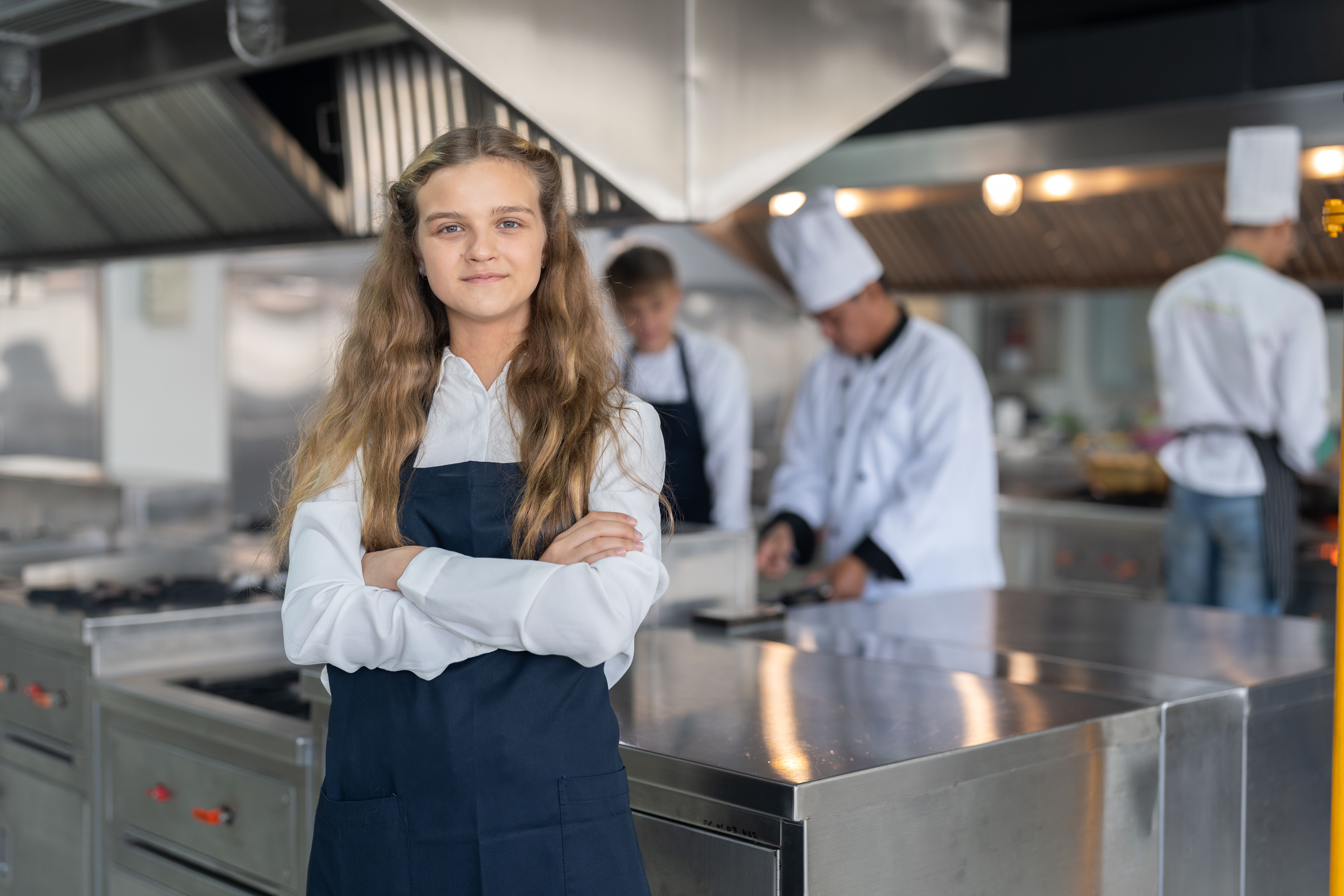 culinary school student