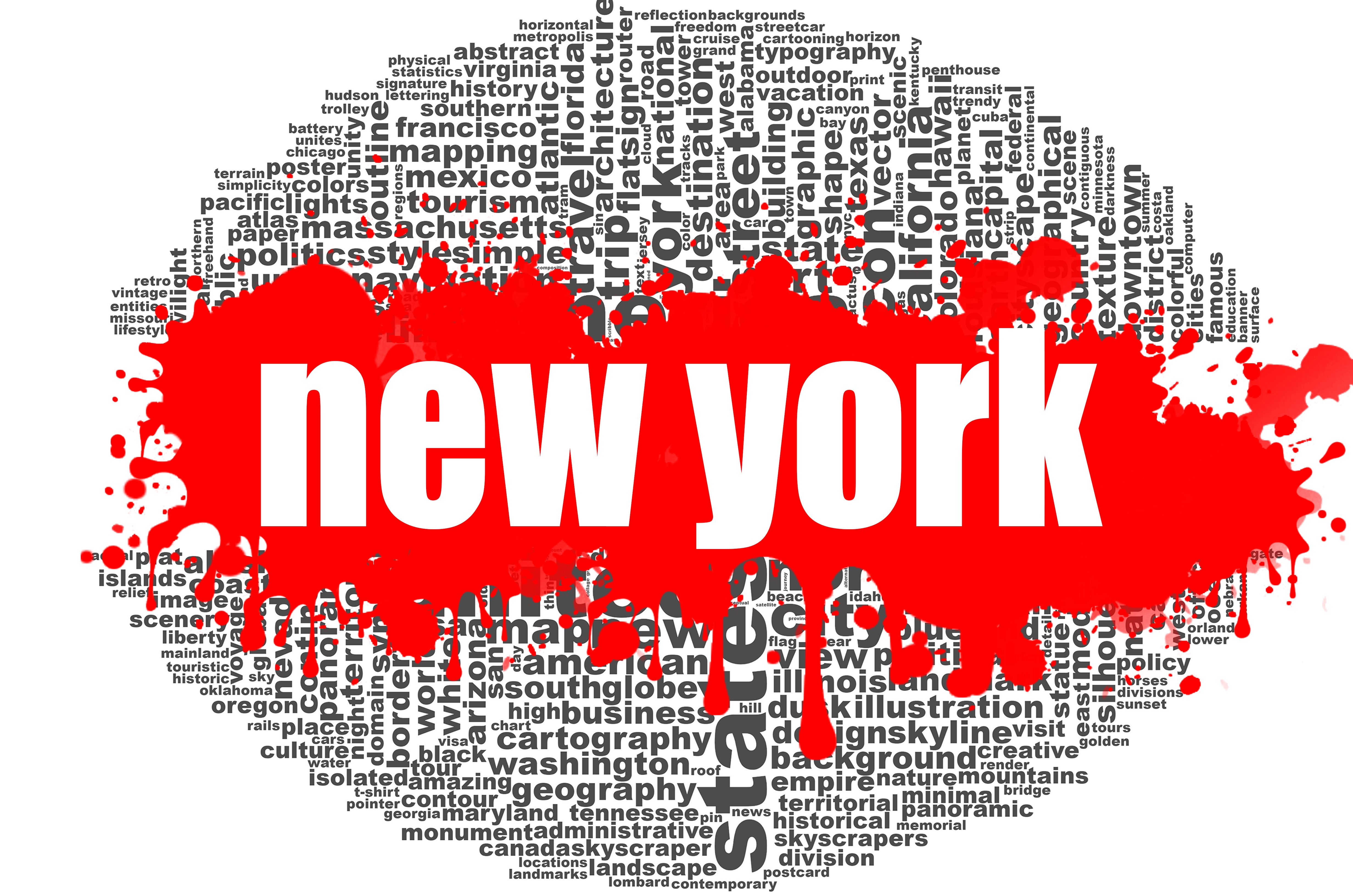 New York word cloud