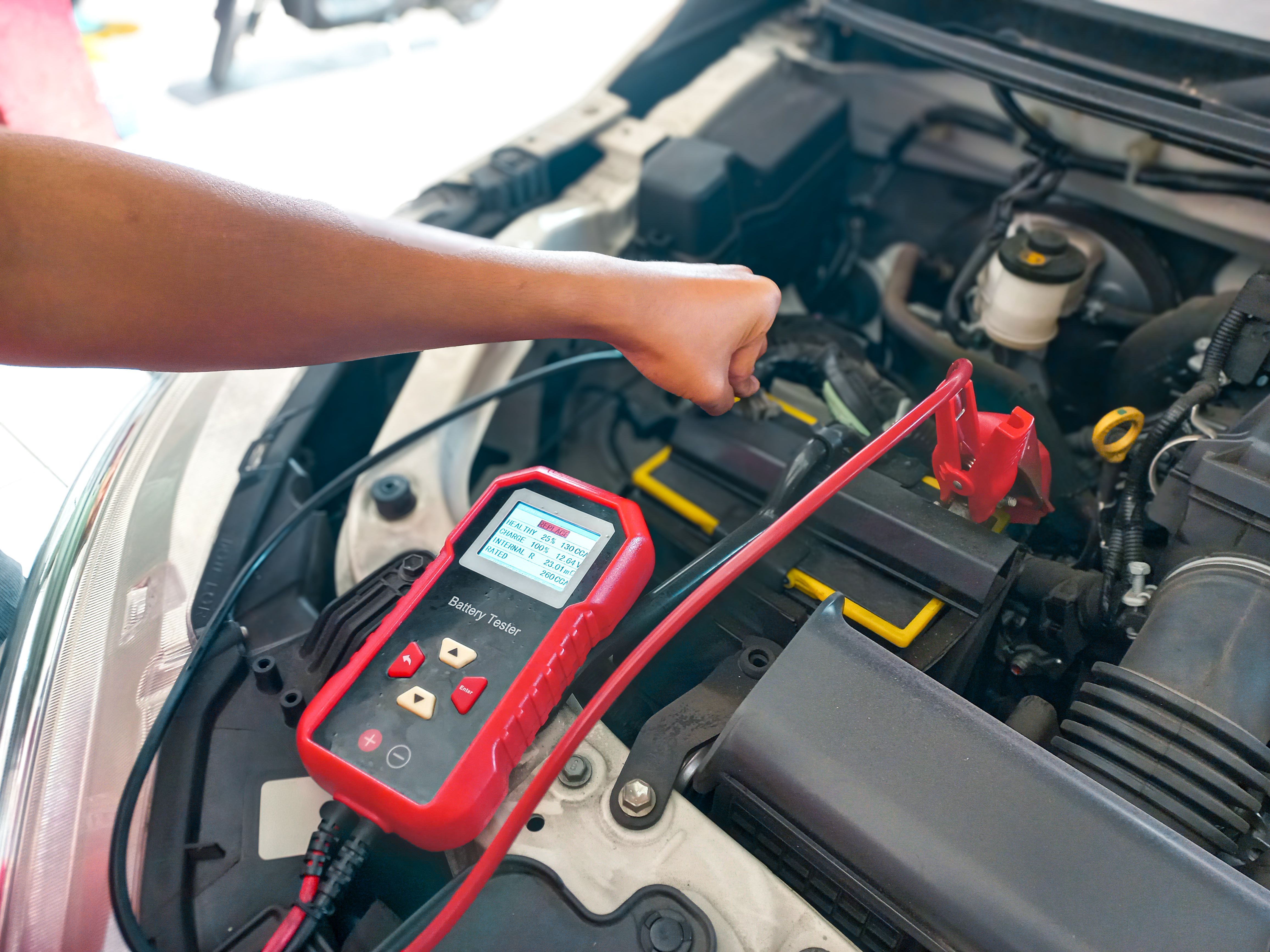 car battery check