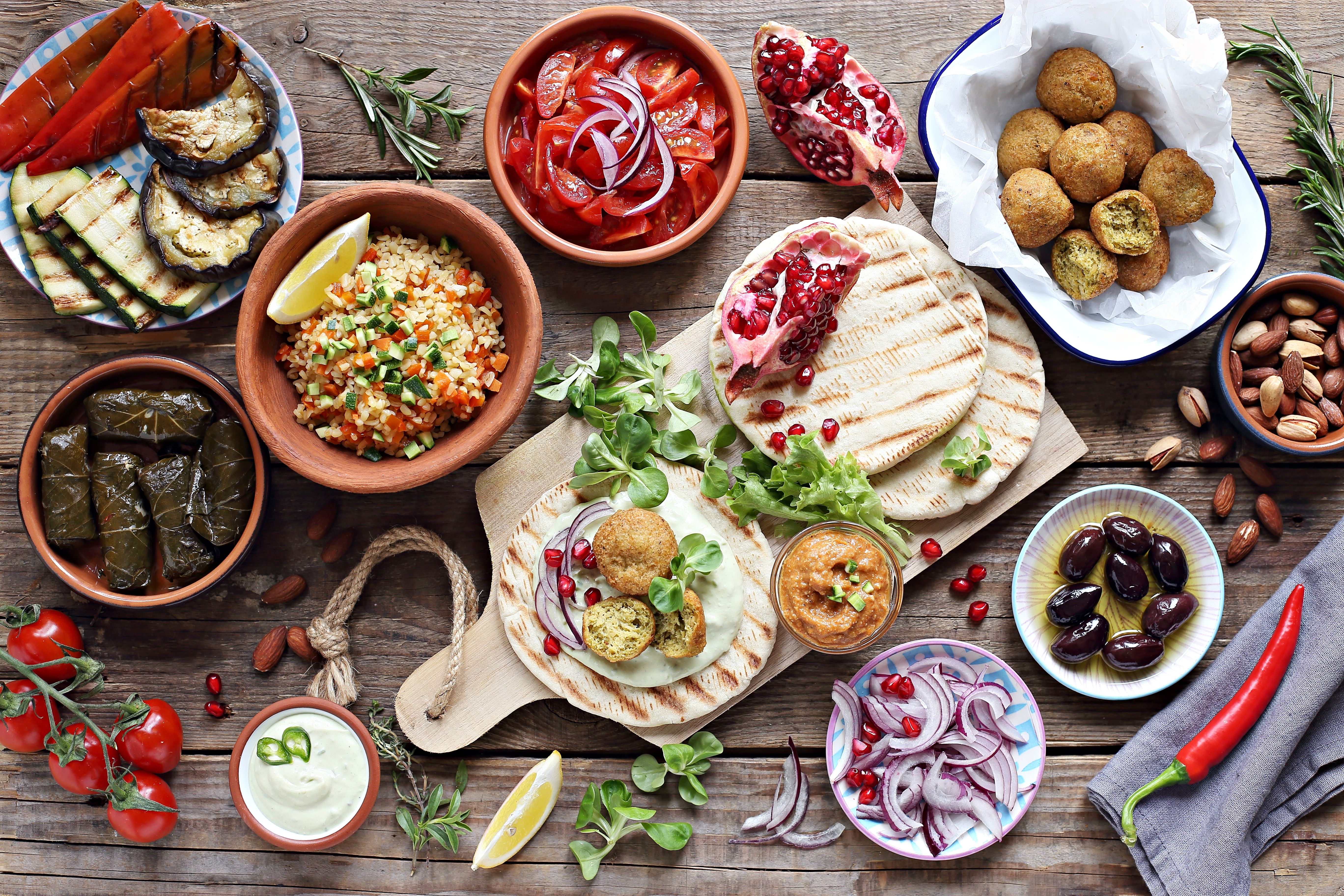 appetizers table