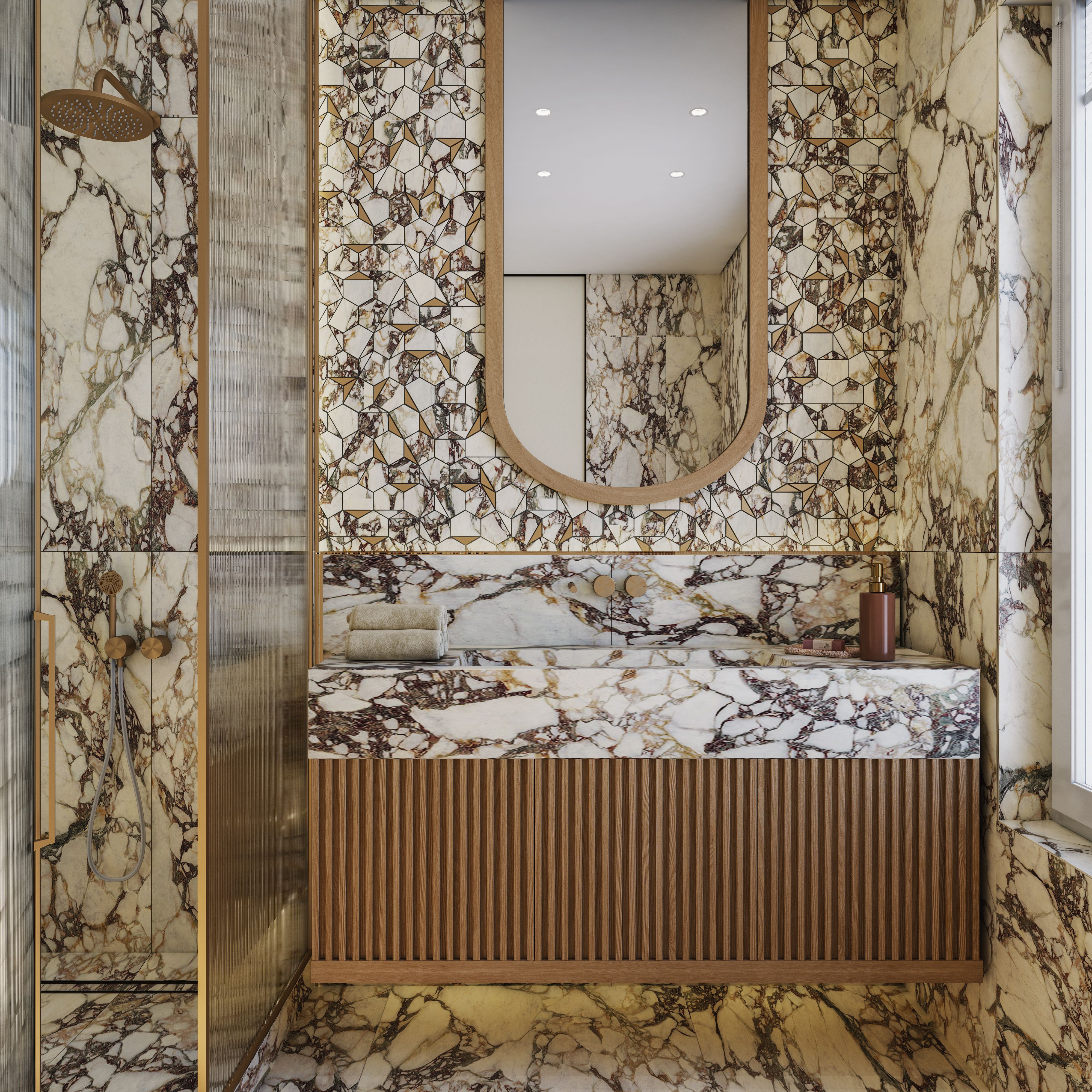 marble bathroom design