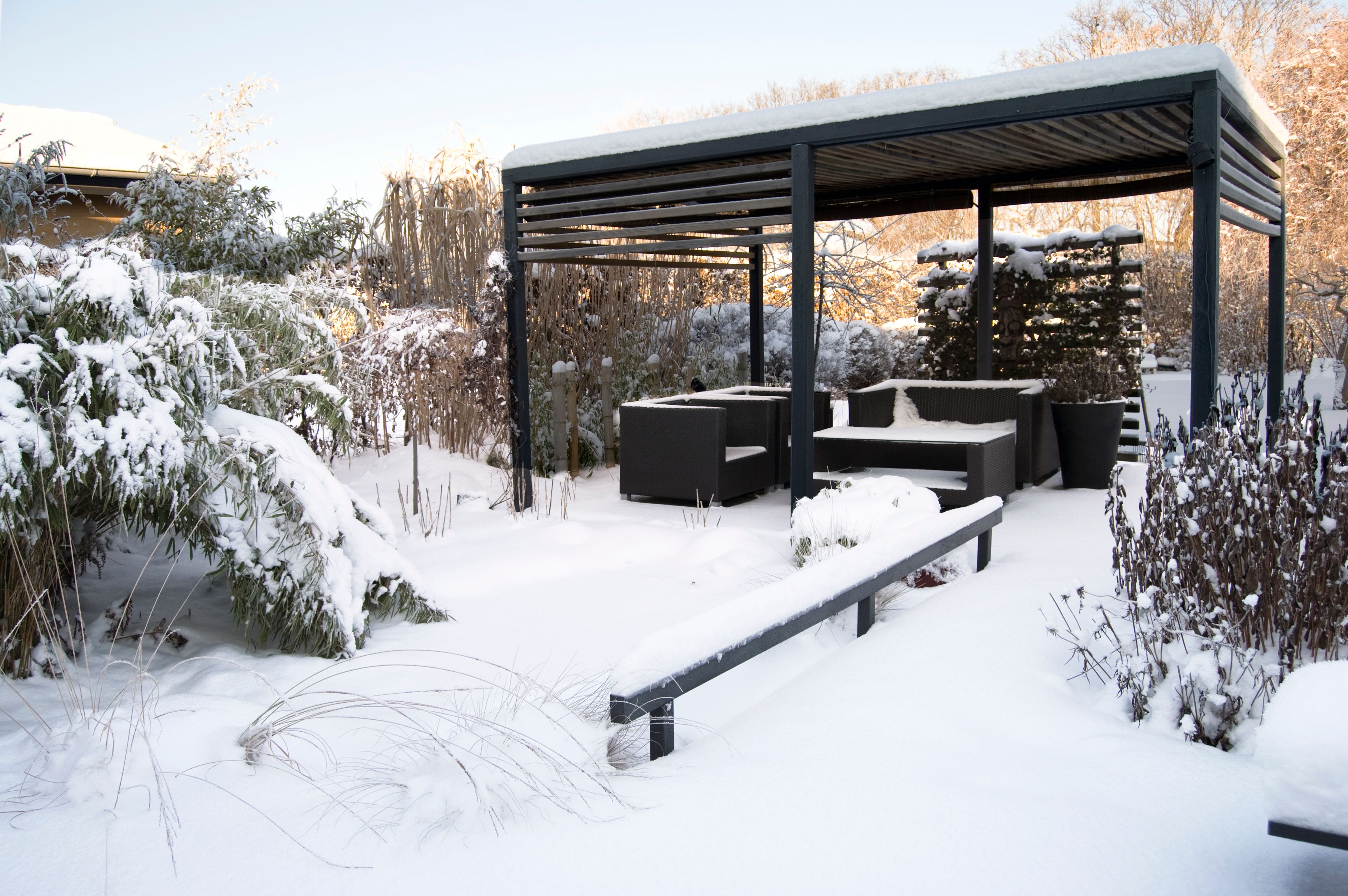 garden furniture winter