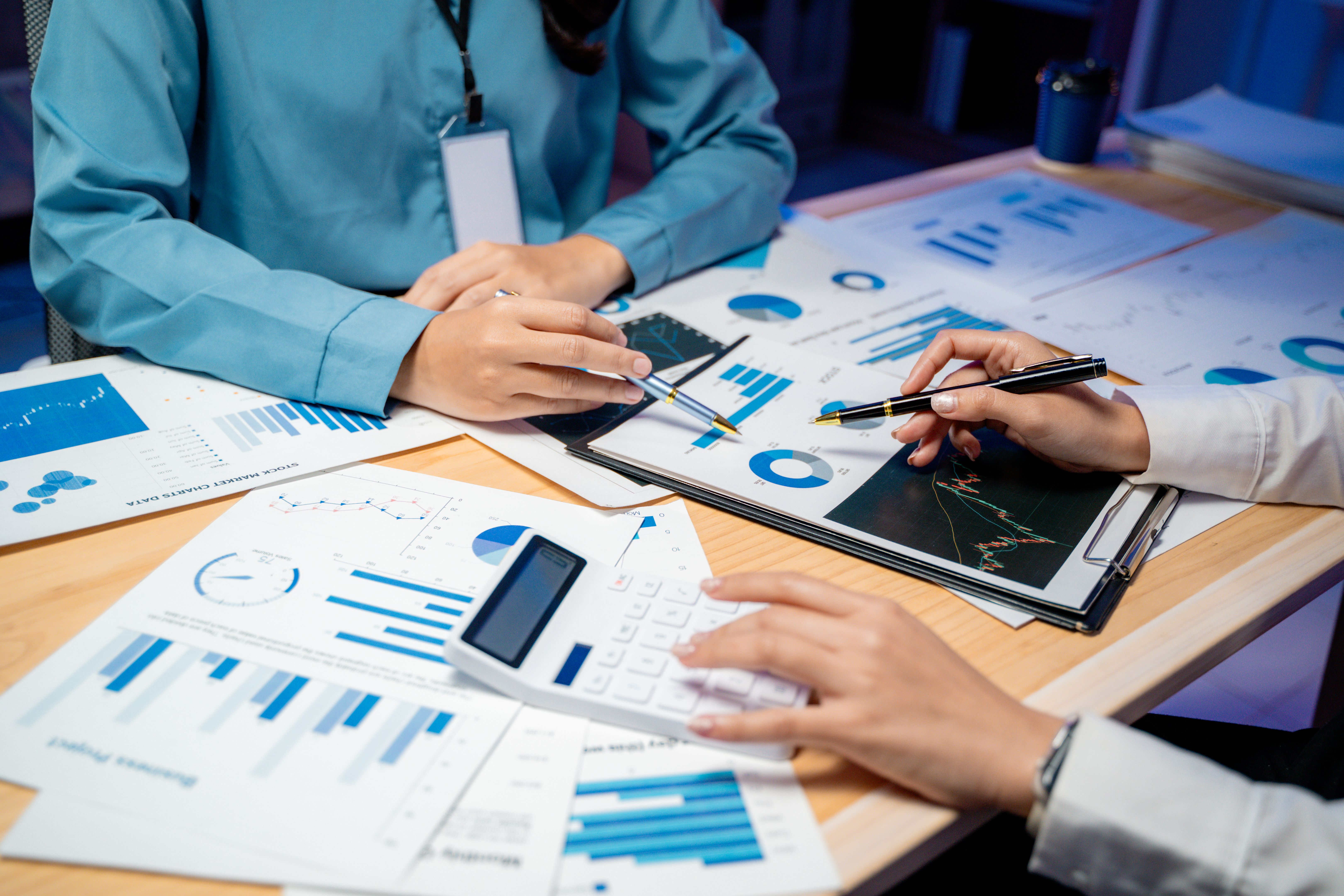investor analyzing