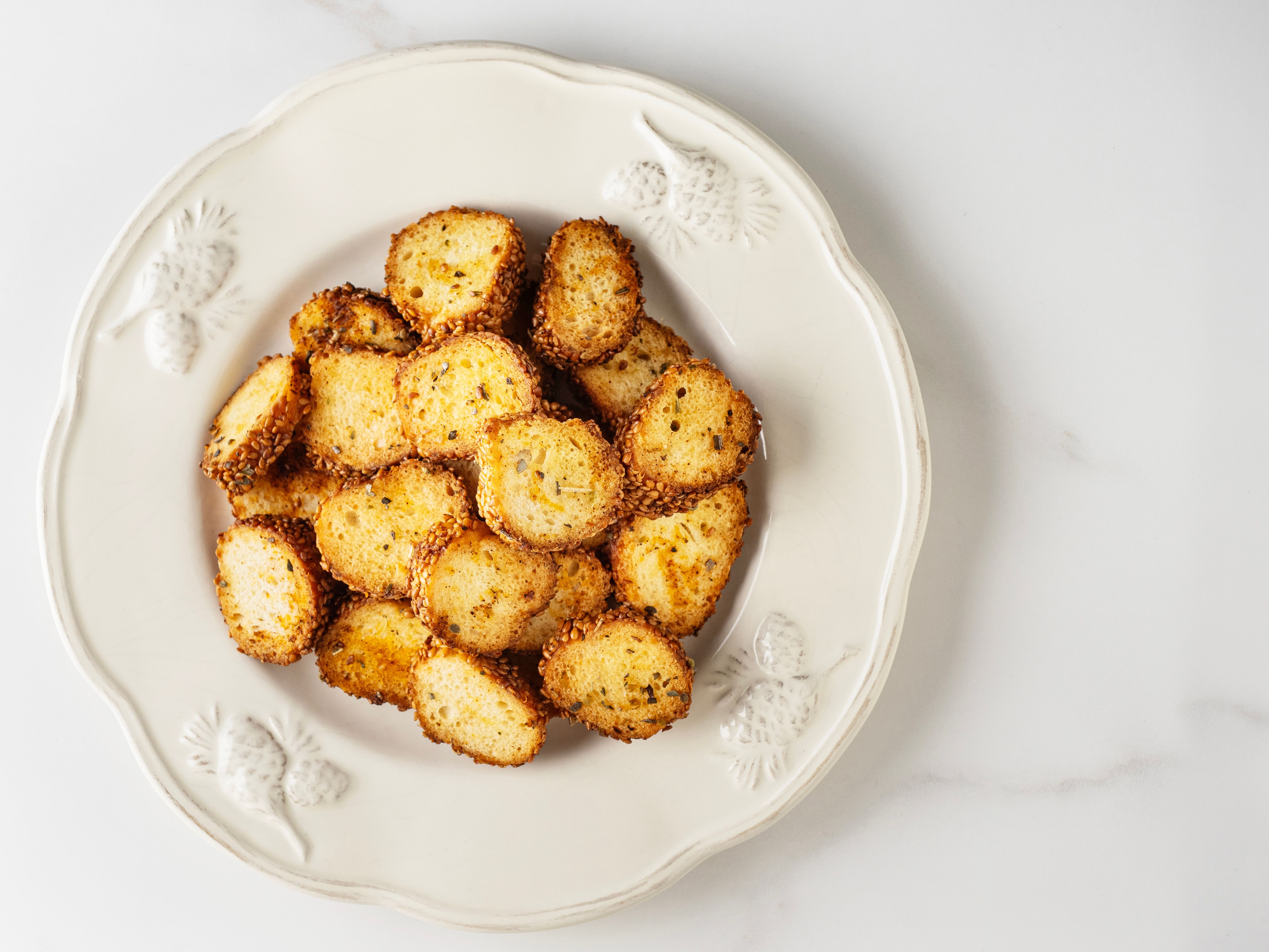 homemade croutons