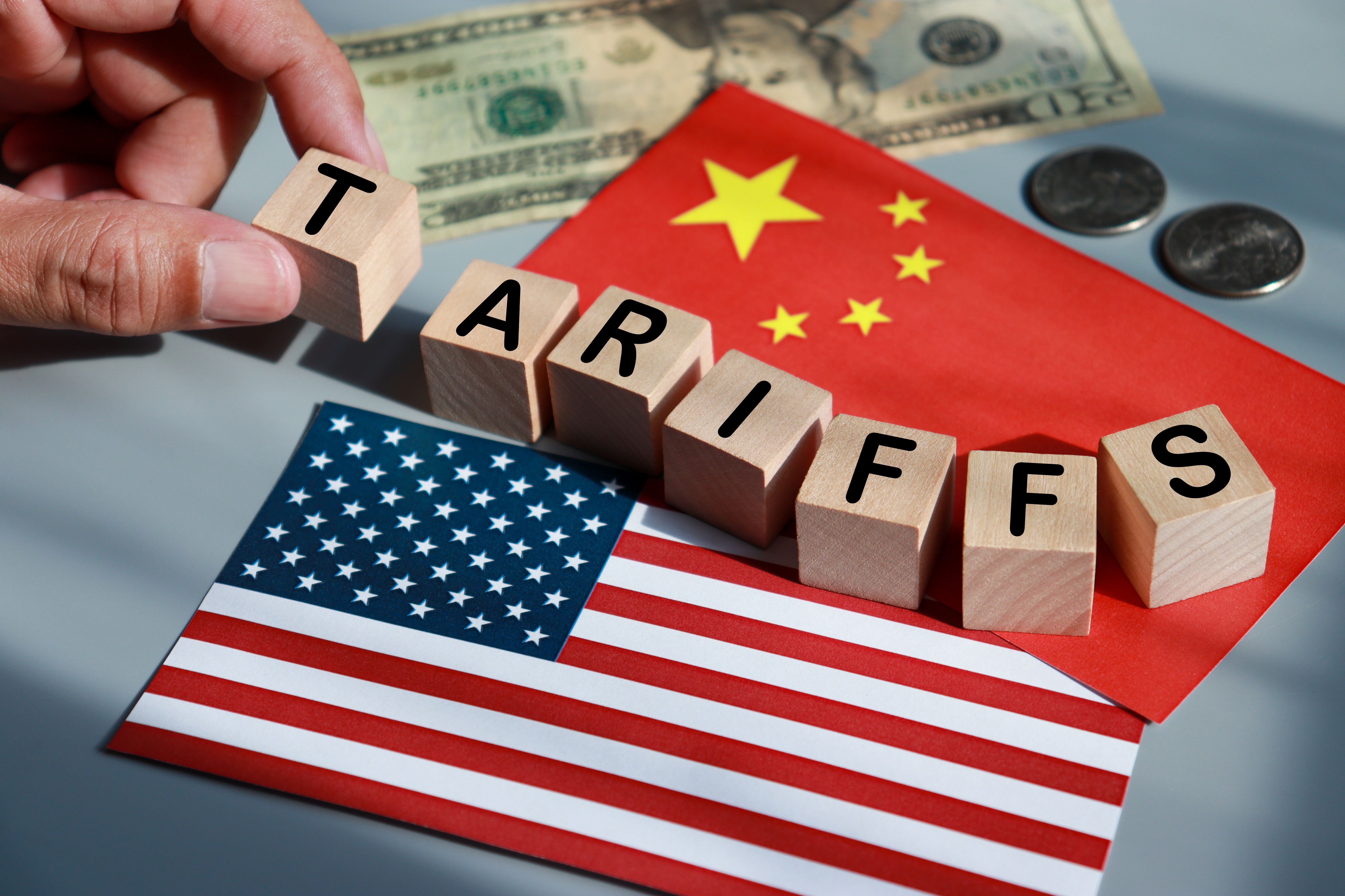 Trade war between The United state of America and China.