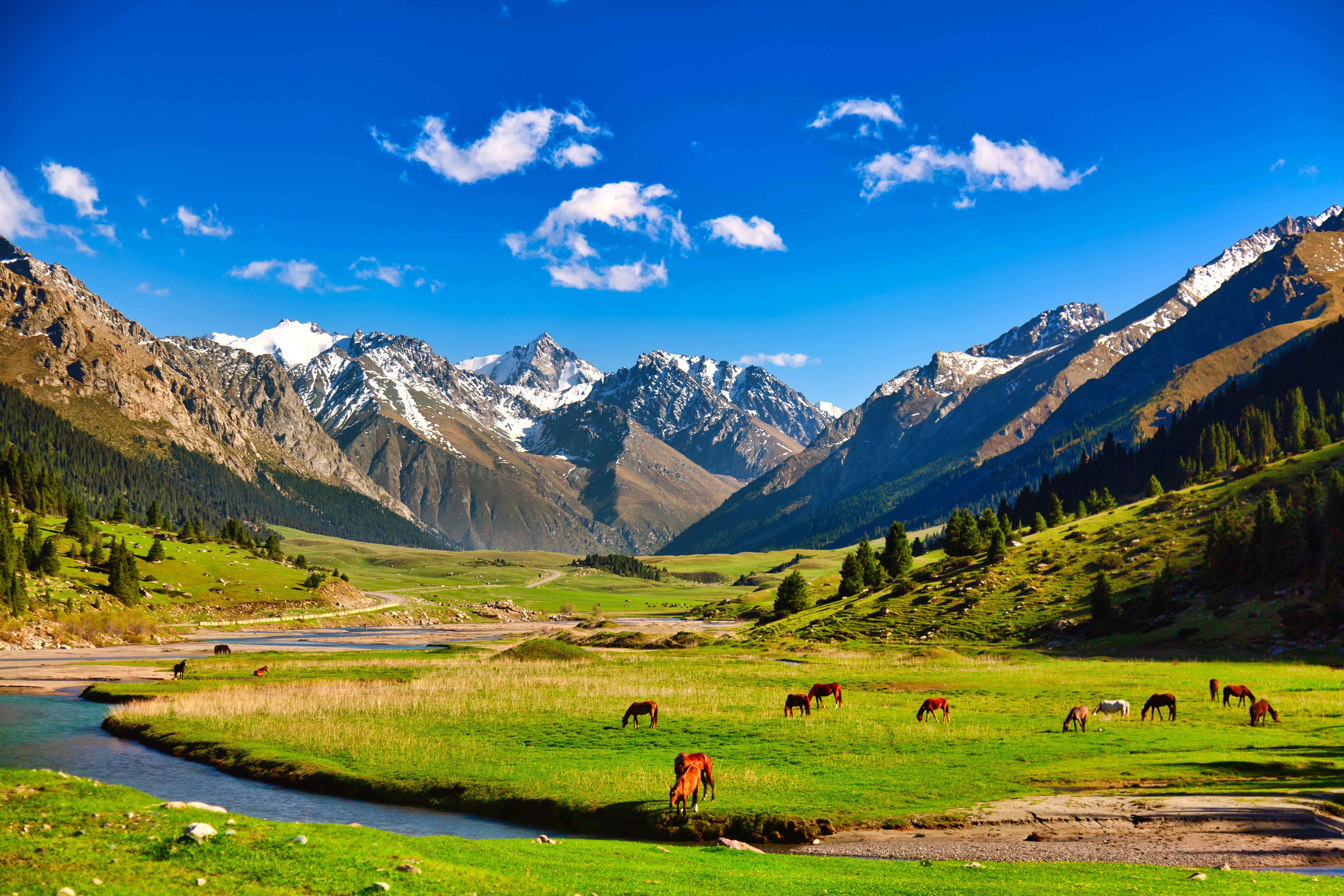 Tian Shan Mountains