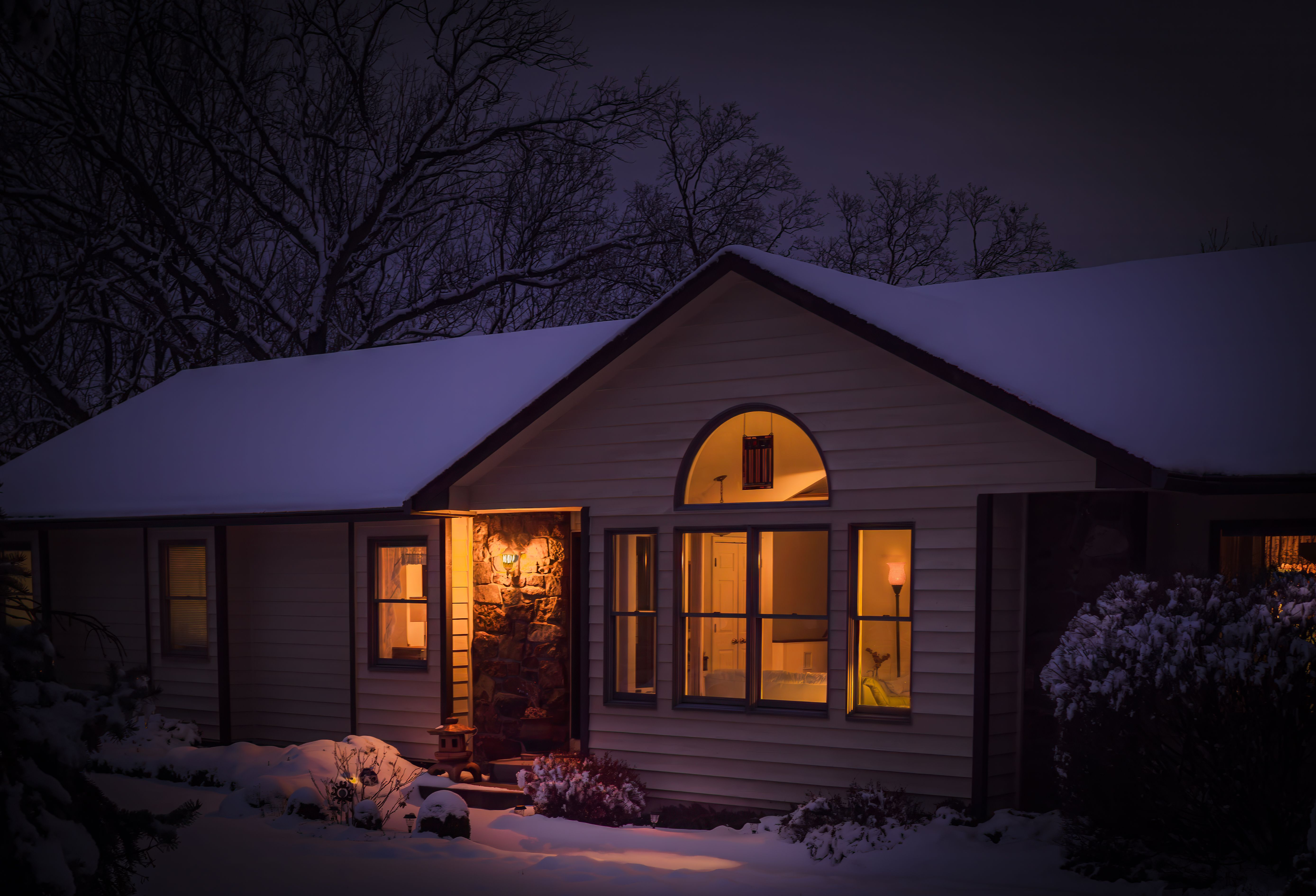 home lighting winter
