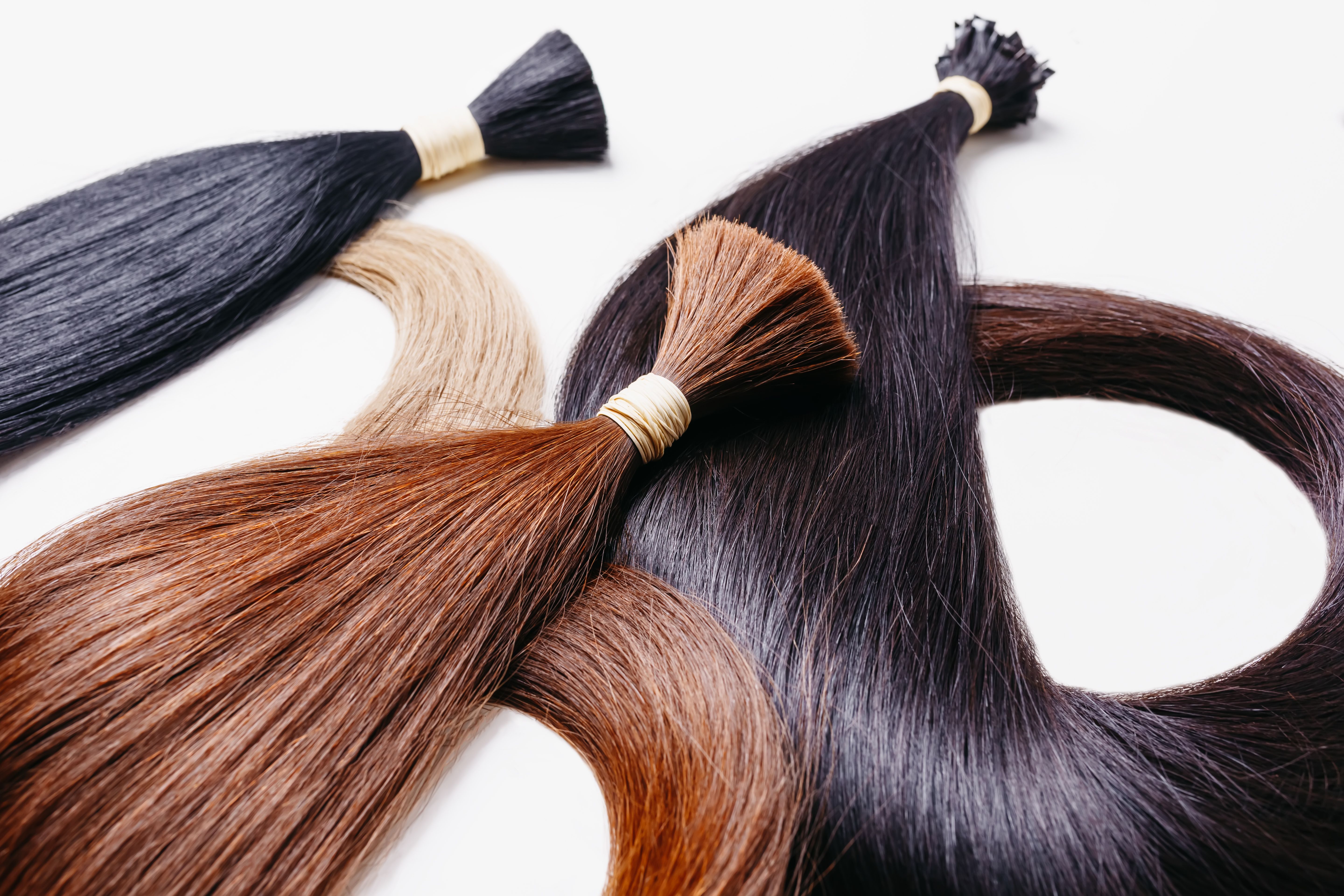 synthetic hair extensions