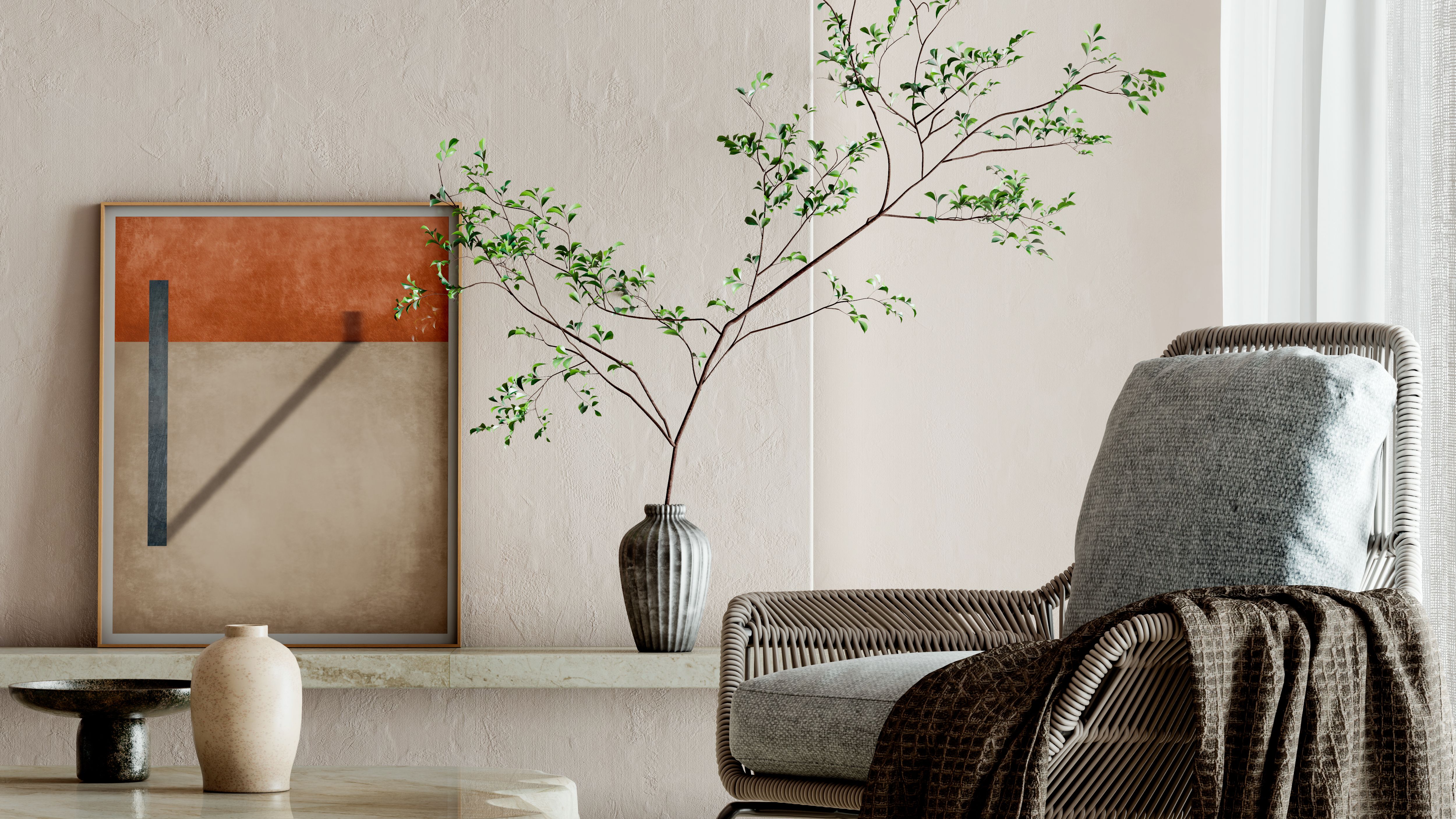 natural materials decor