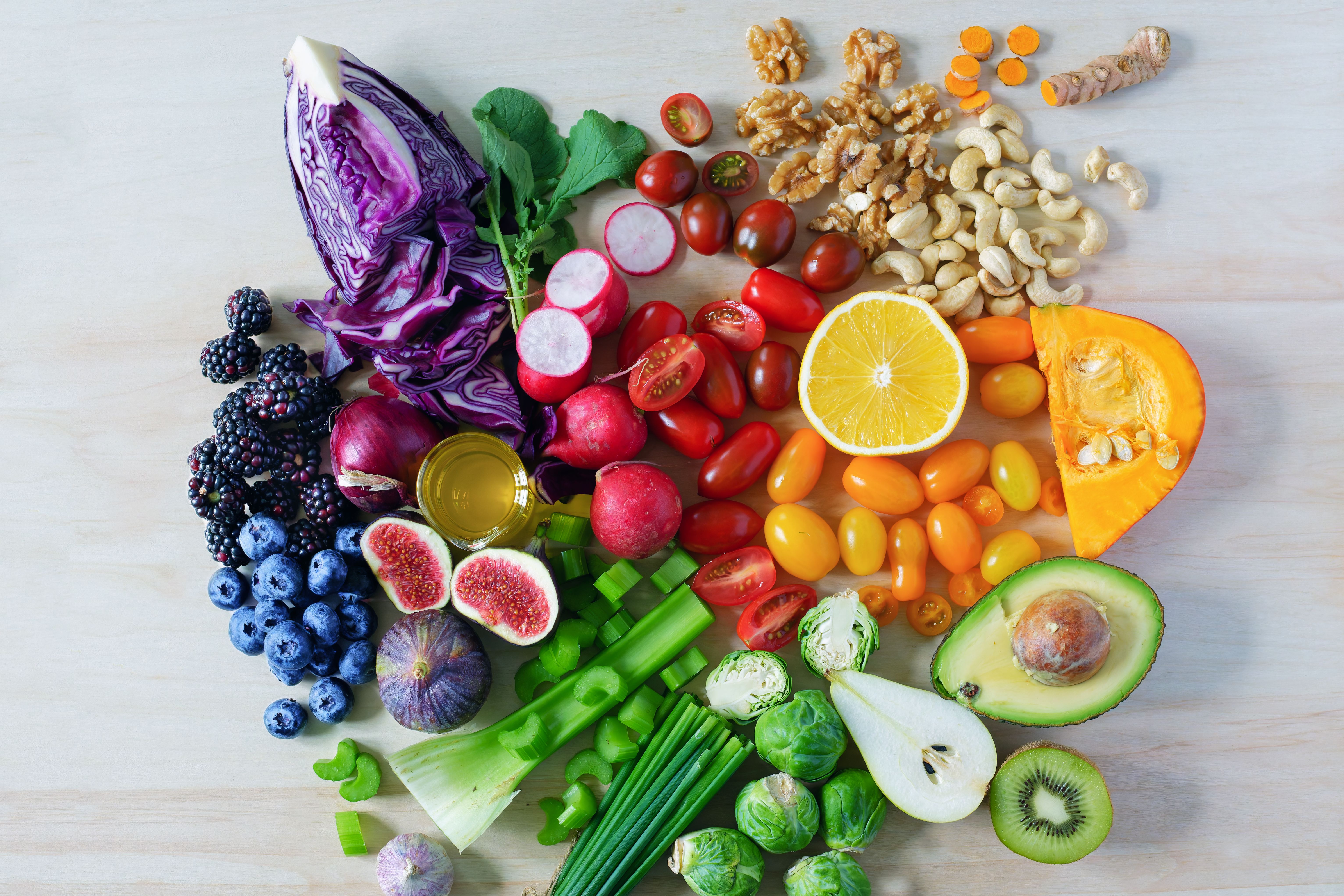 healthy fruits vegetables