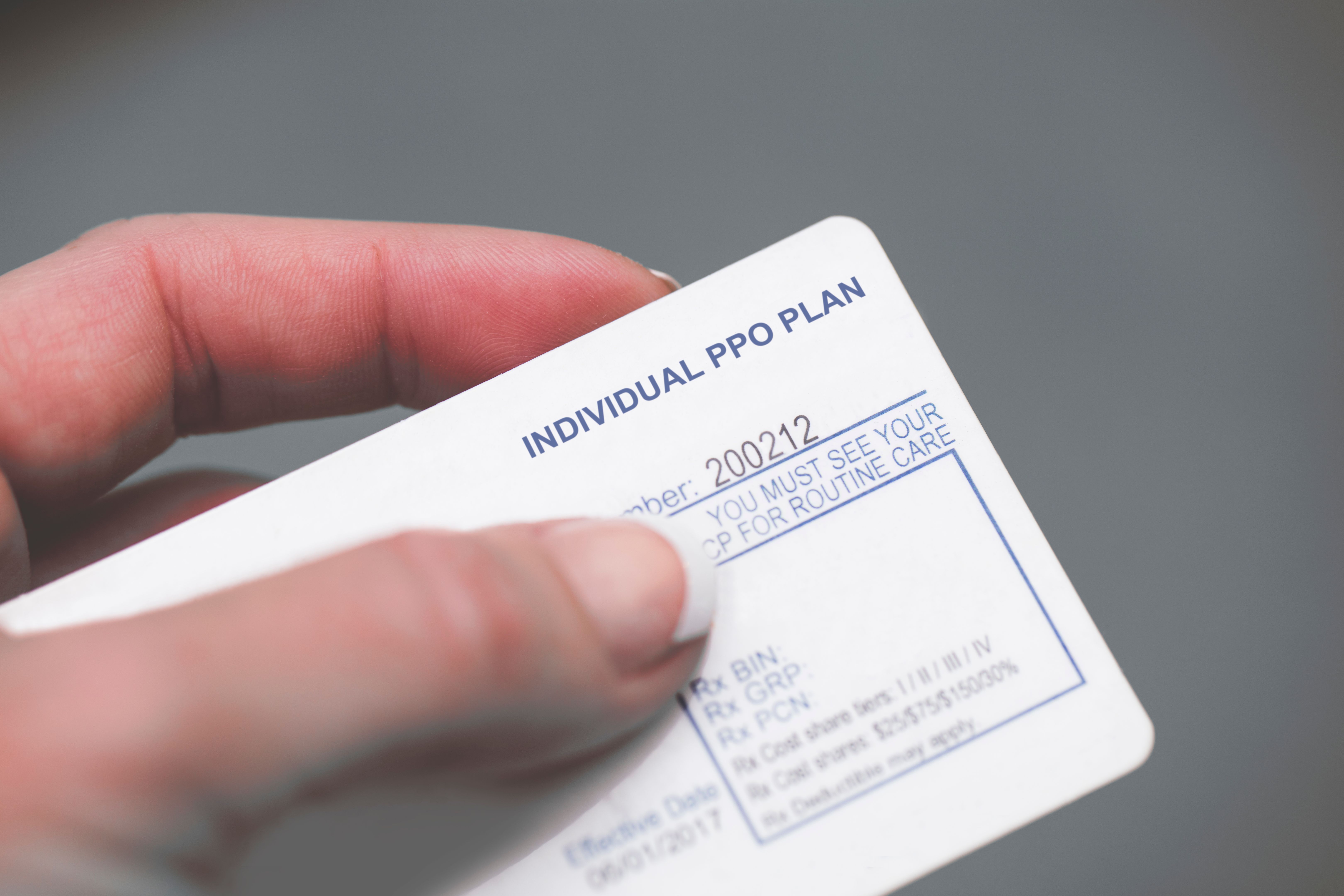 health insurance card