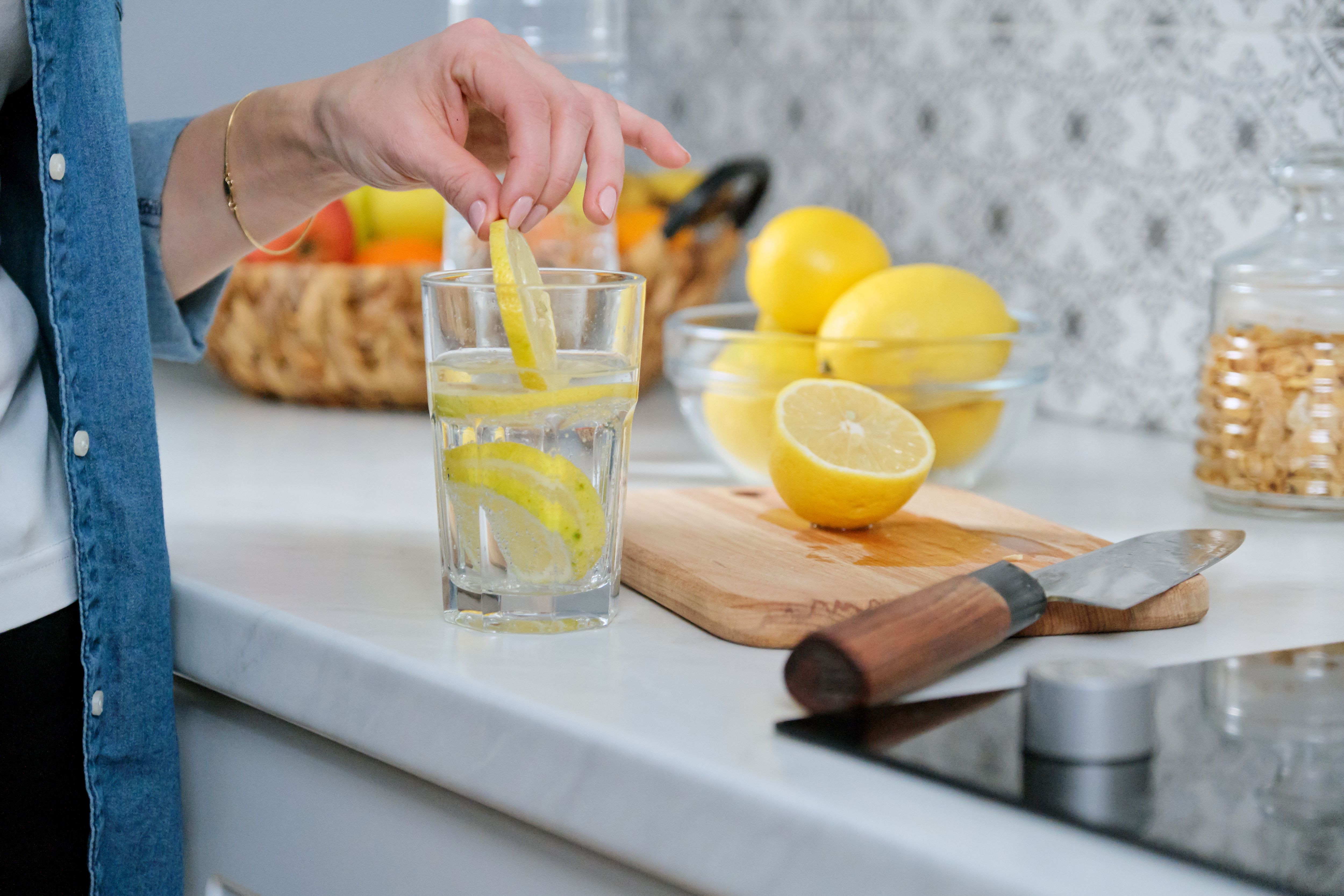 lemon water