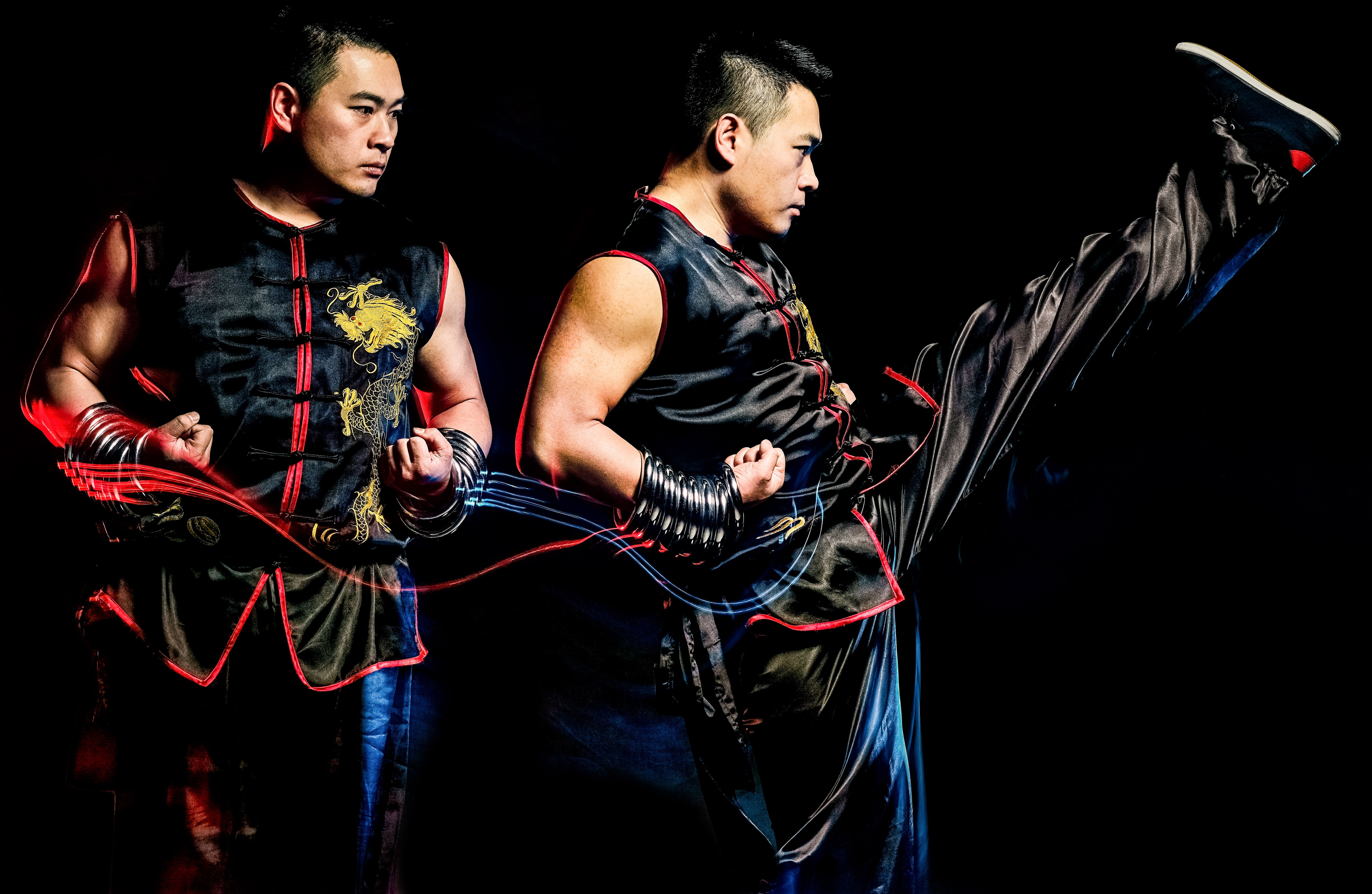 whushu chinese boxing kung fu Hung Gar fighter isolated man