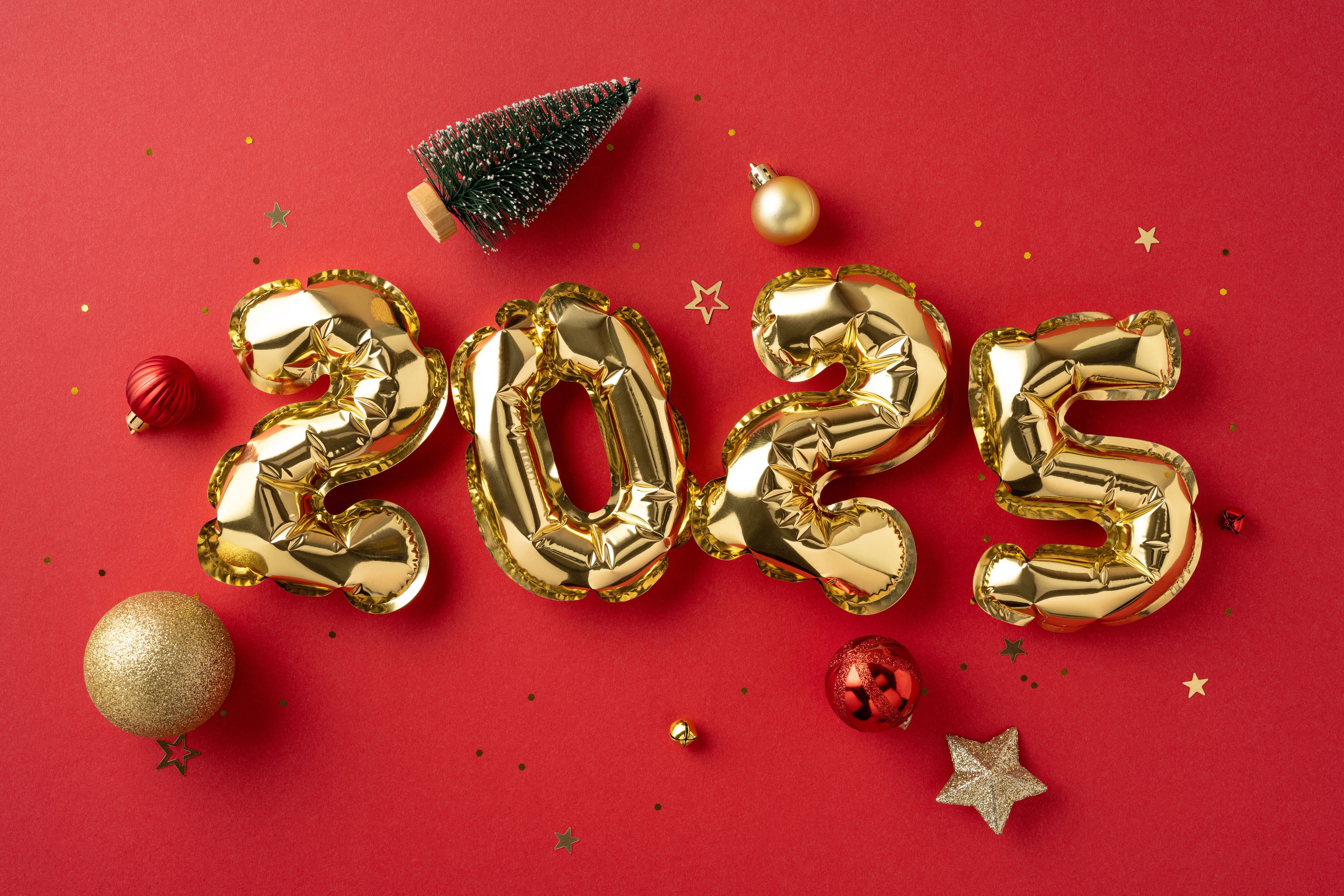 winter party balloons