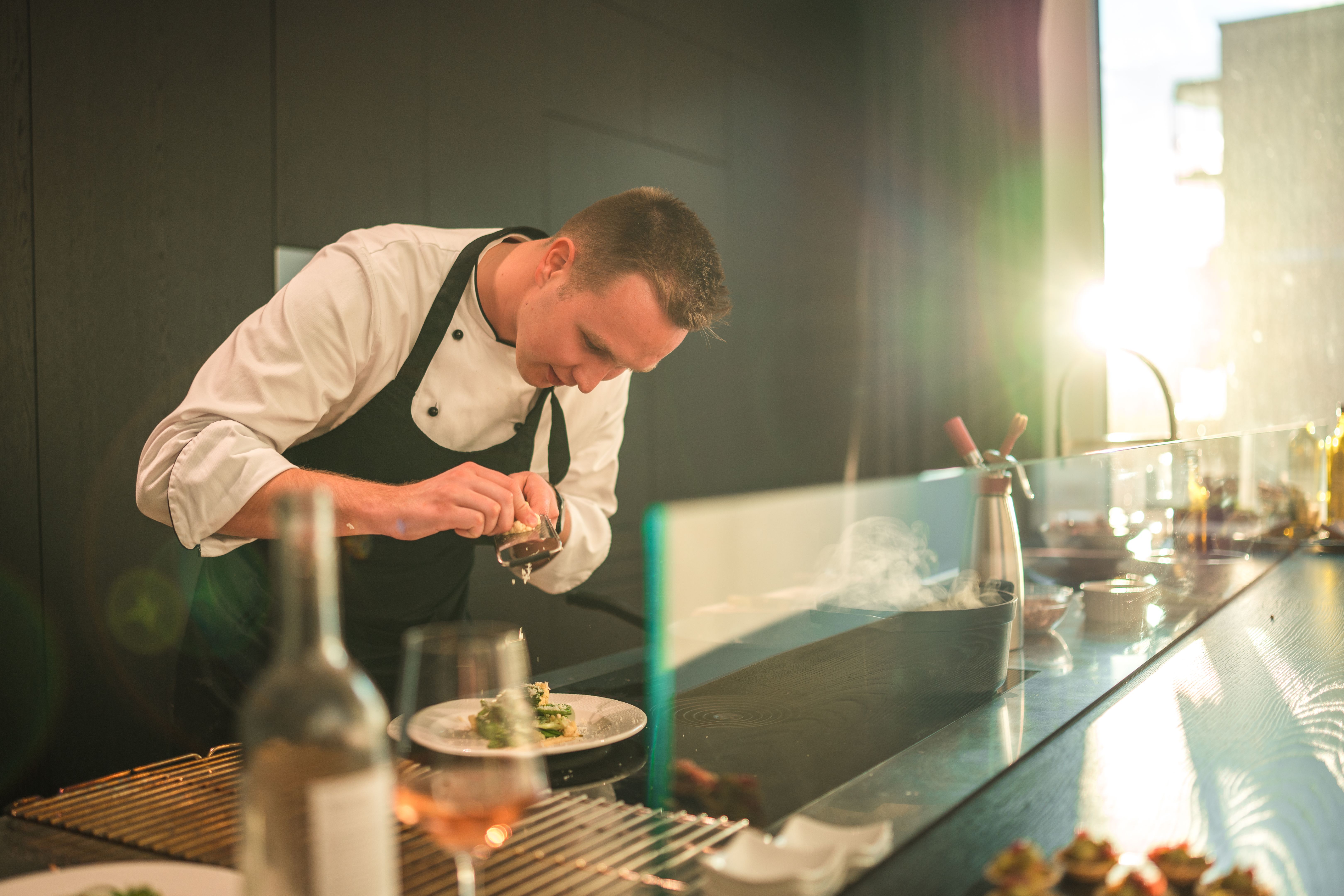chef plating