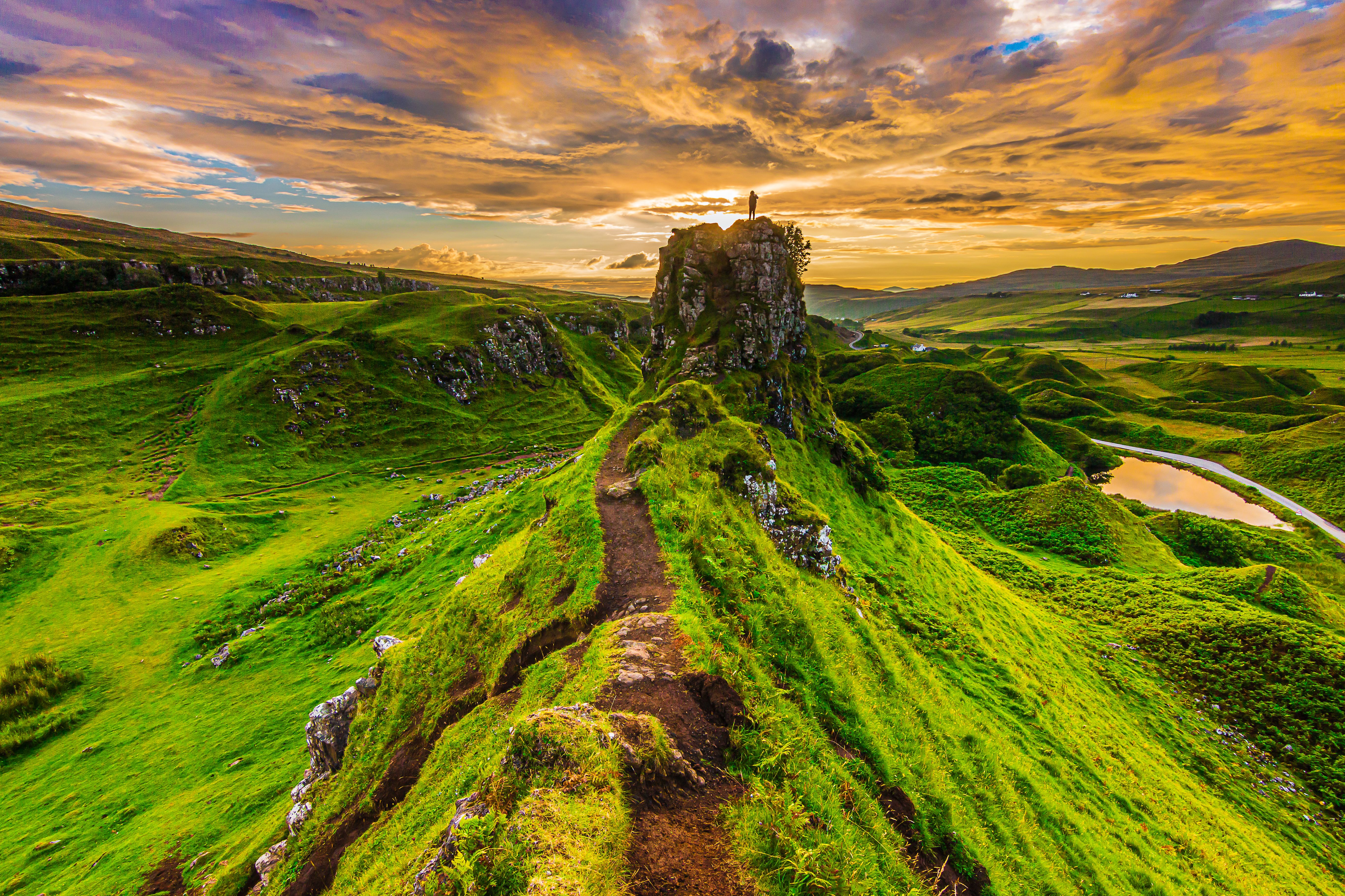 sunset castle
