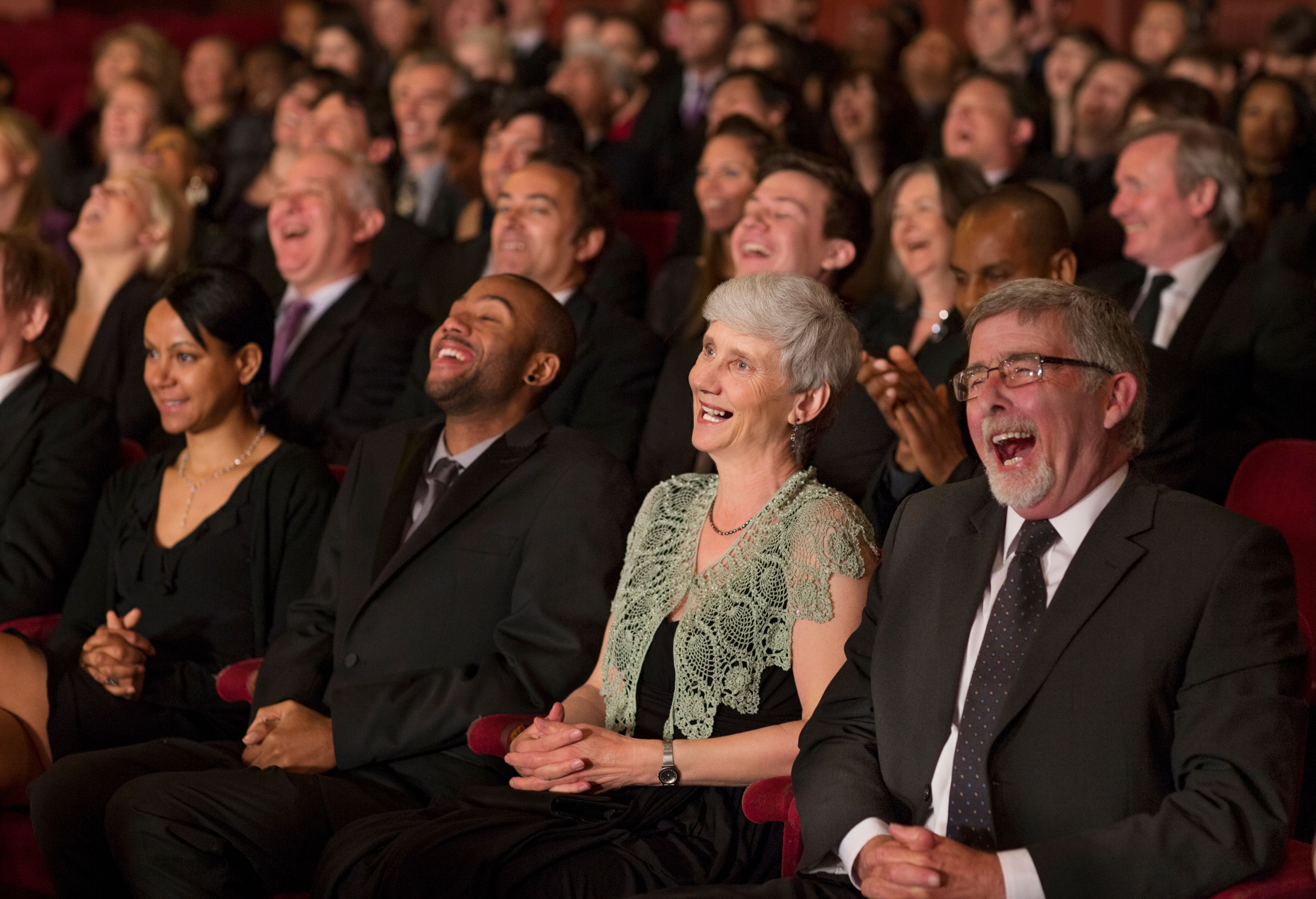 laughing audience