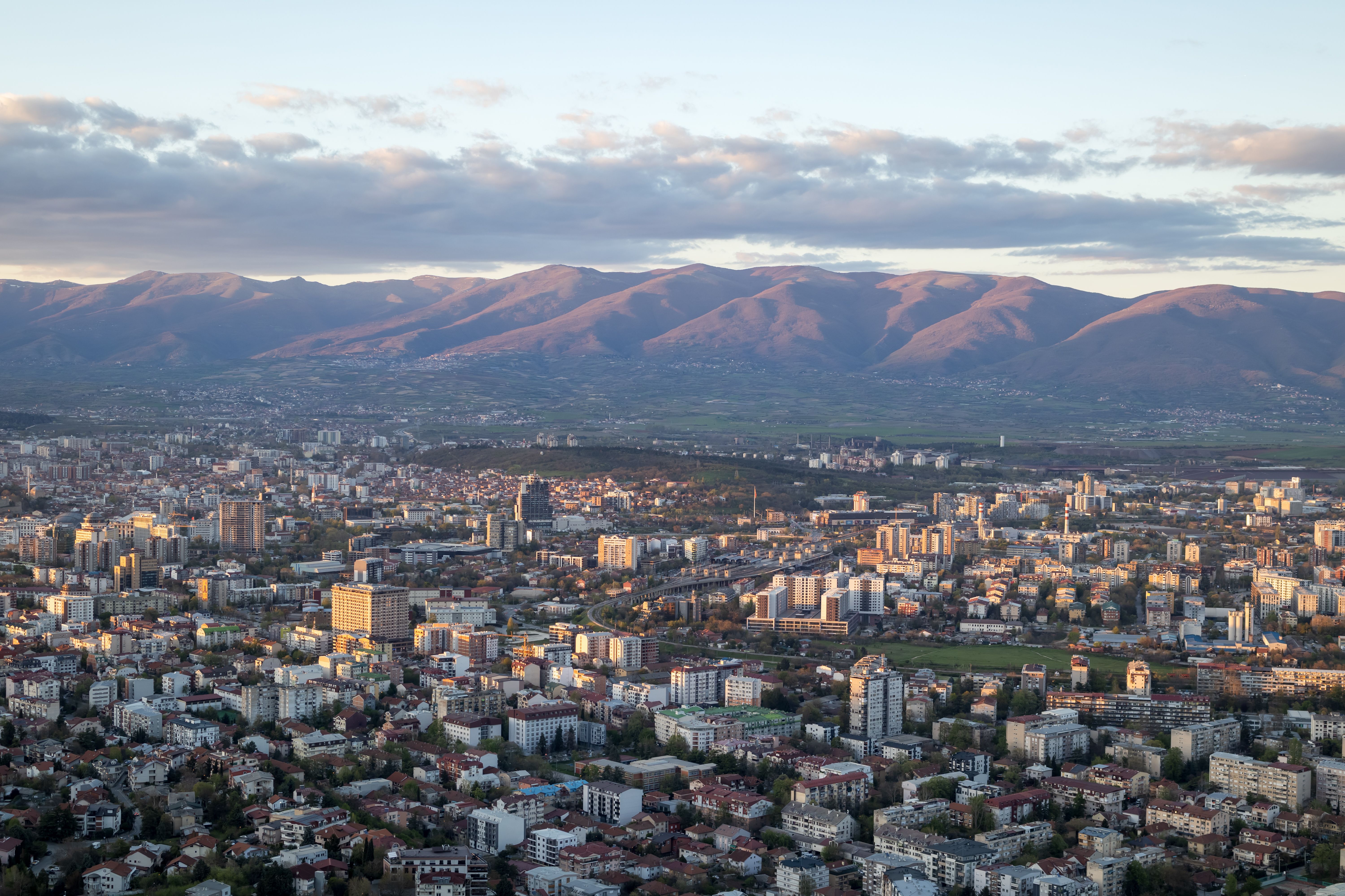 skopje skyline