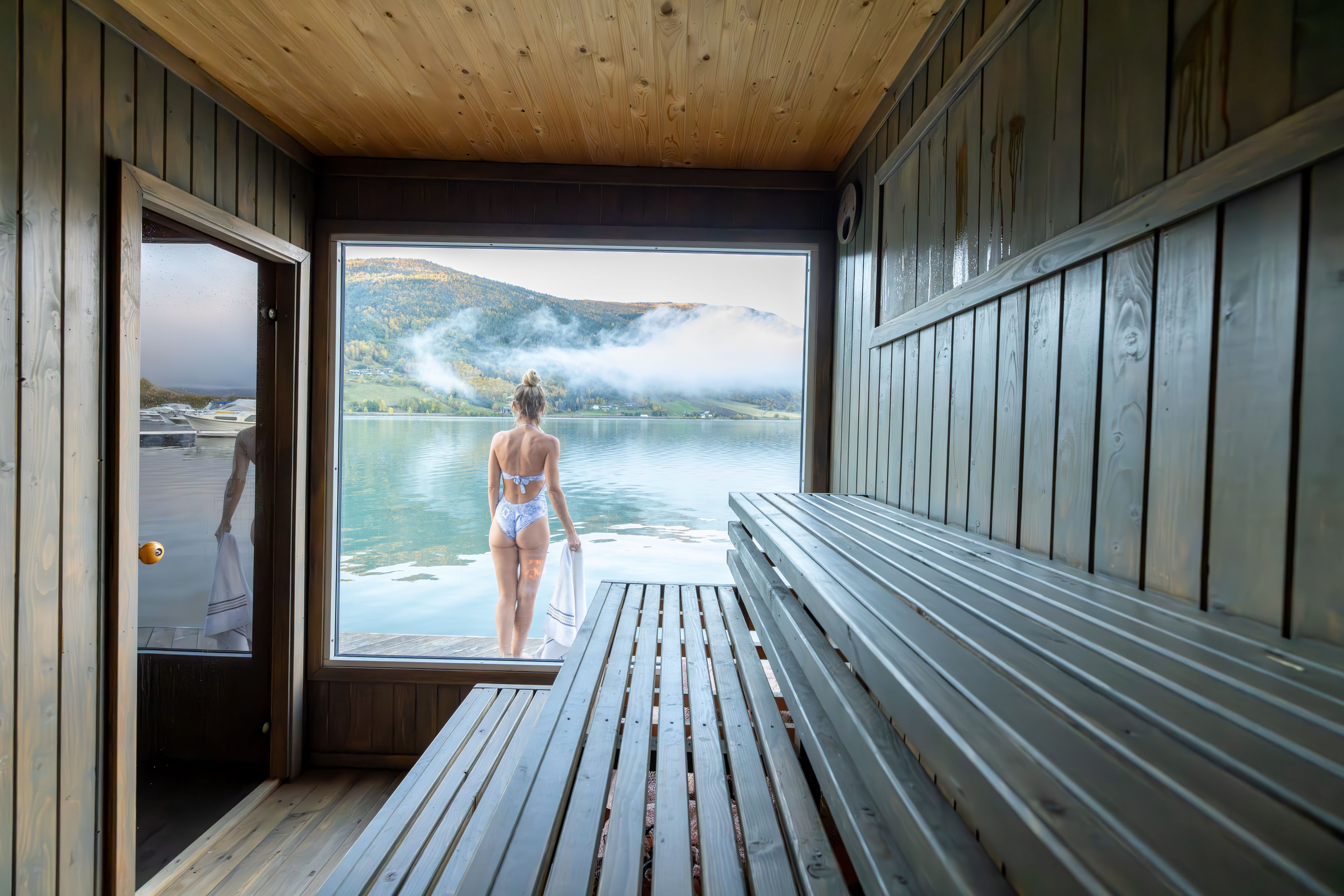 traditional norwegian sauna