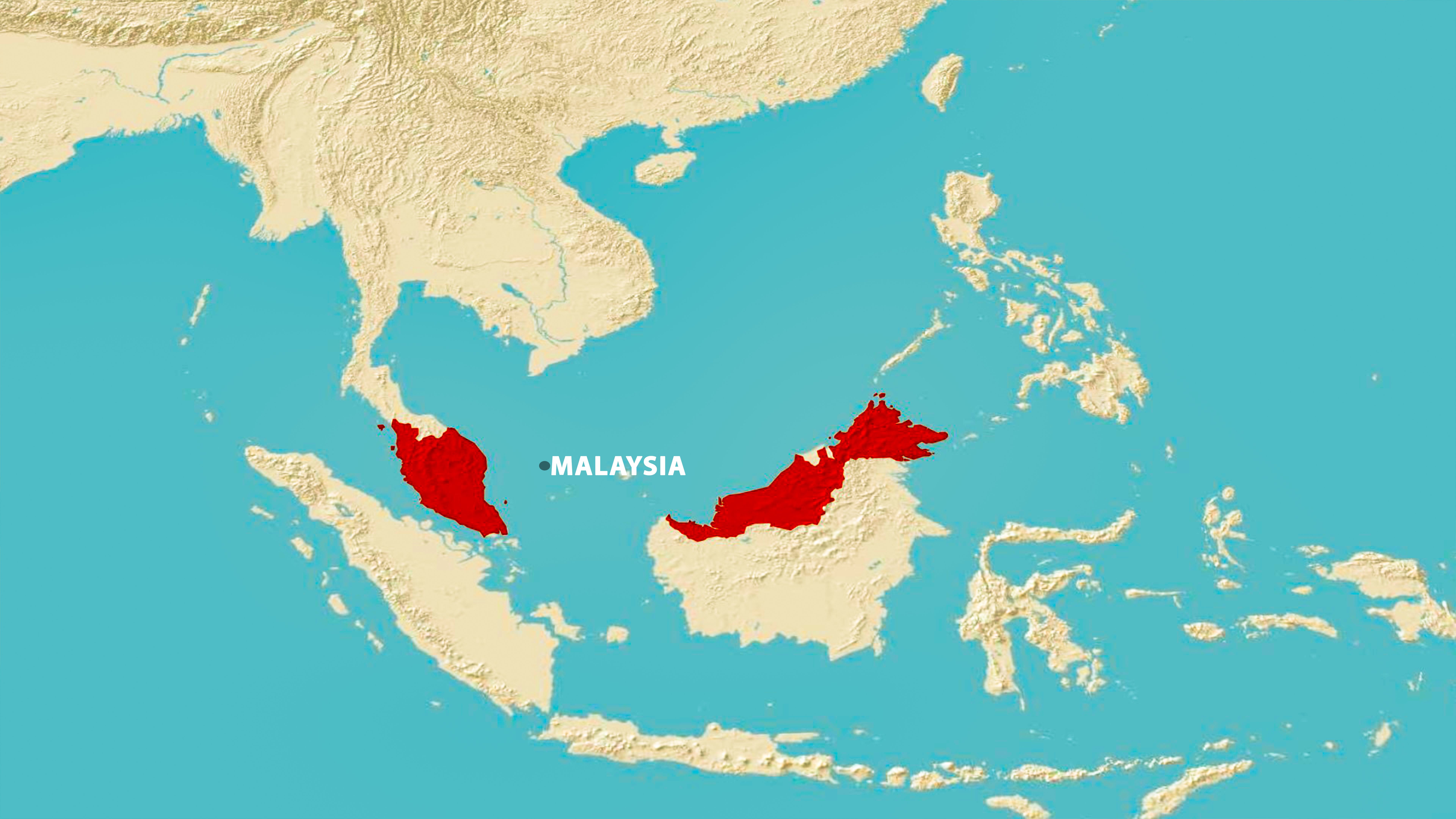 southeast asia map
