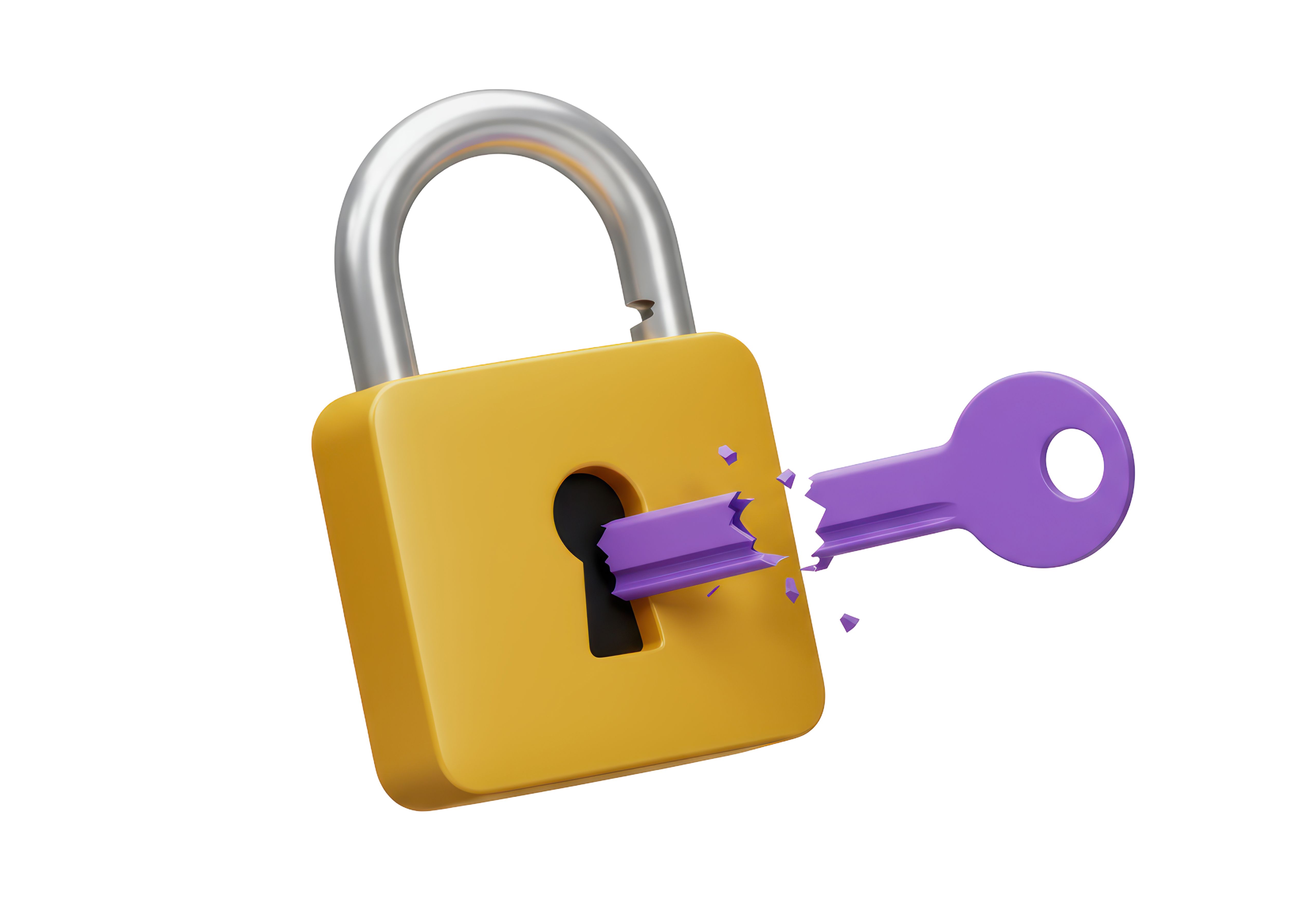 broken key lock