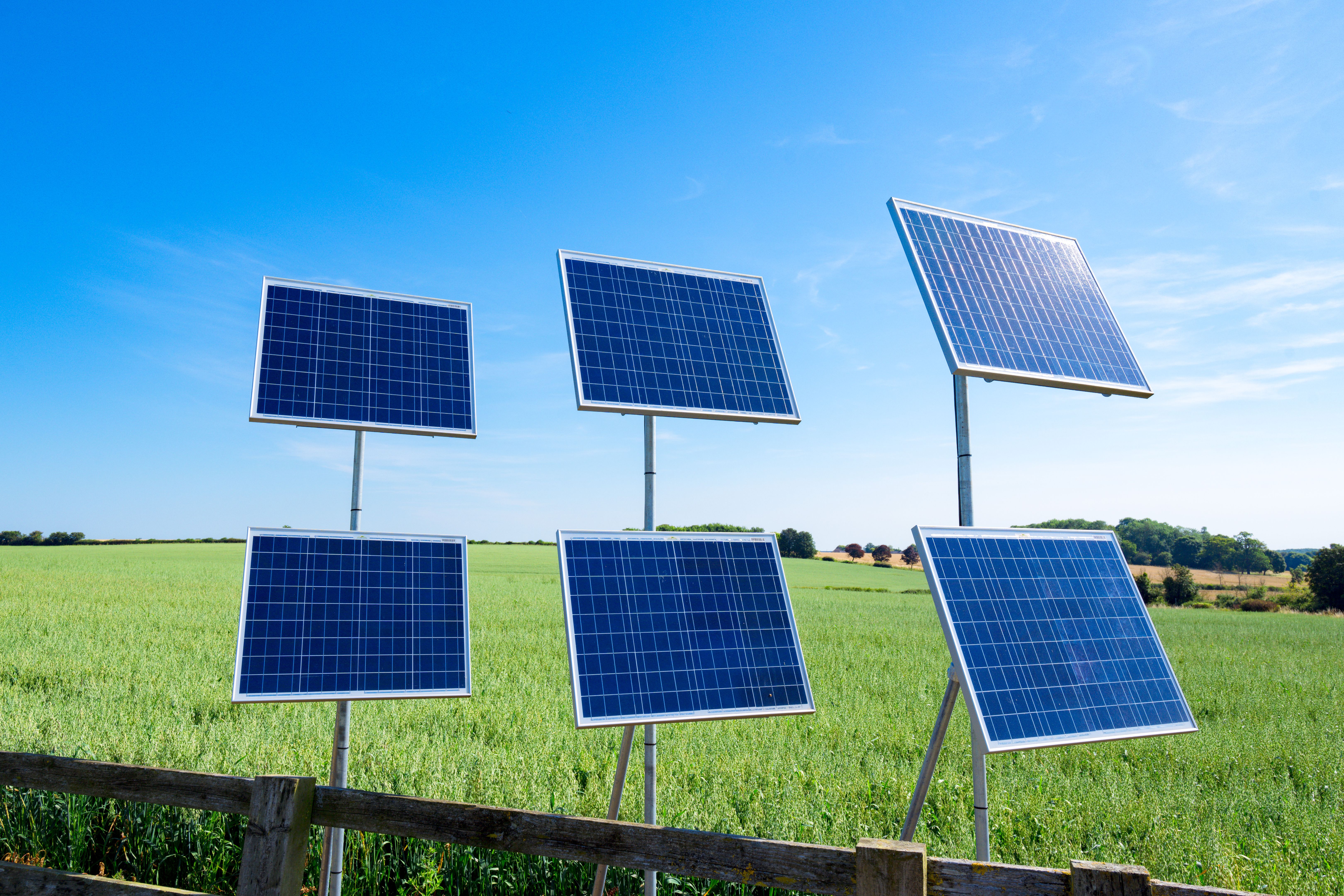 solar panels landscape