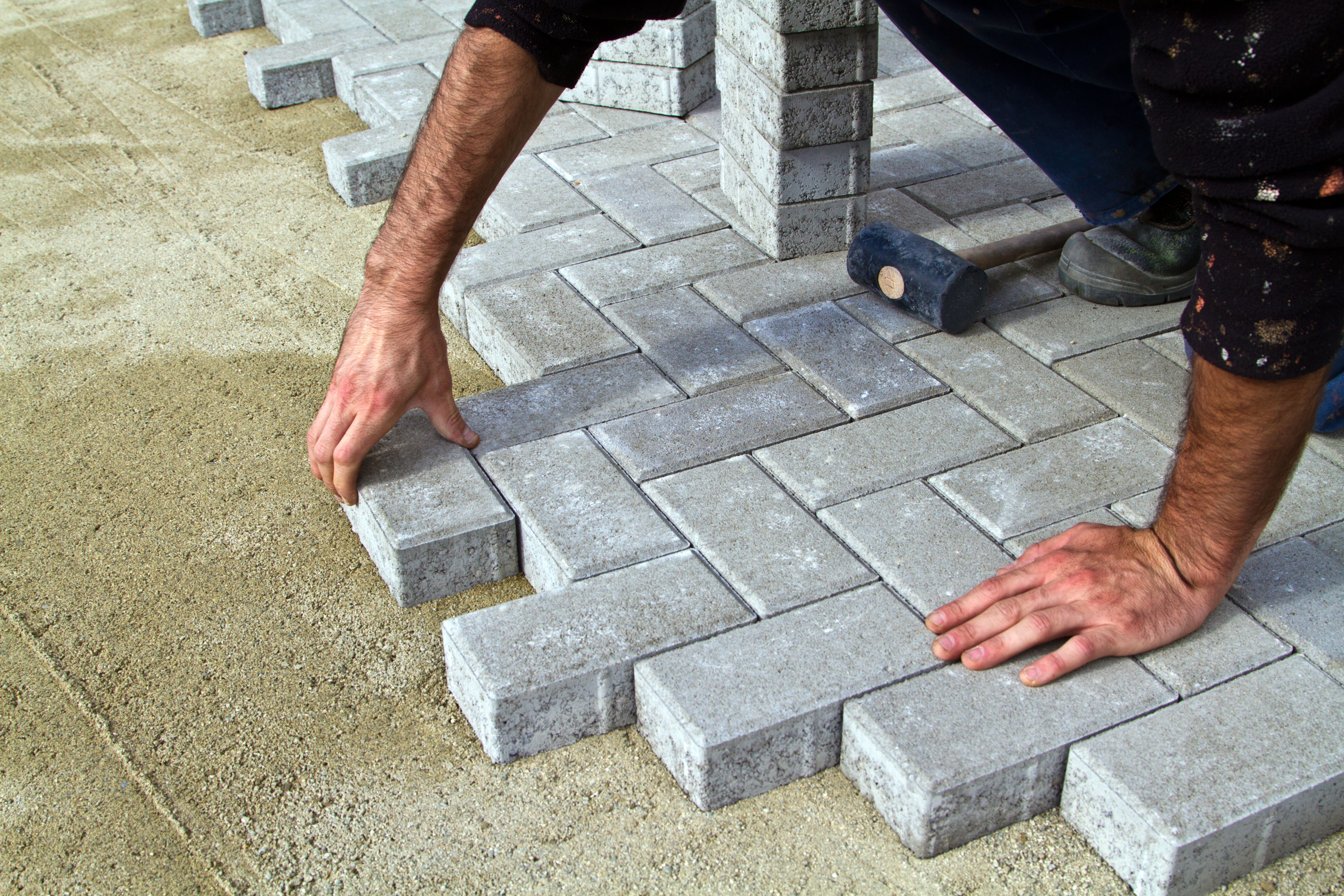 natural stone installation