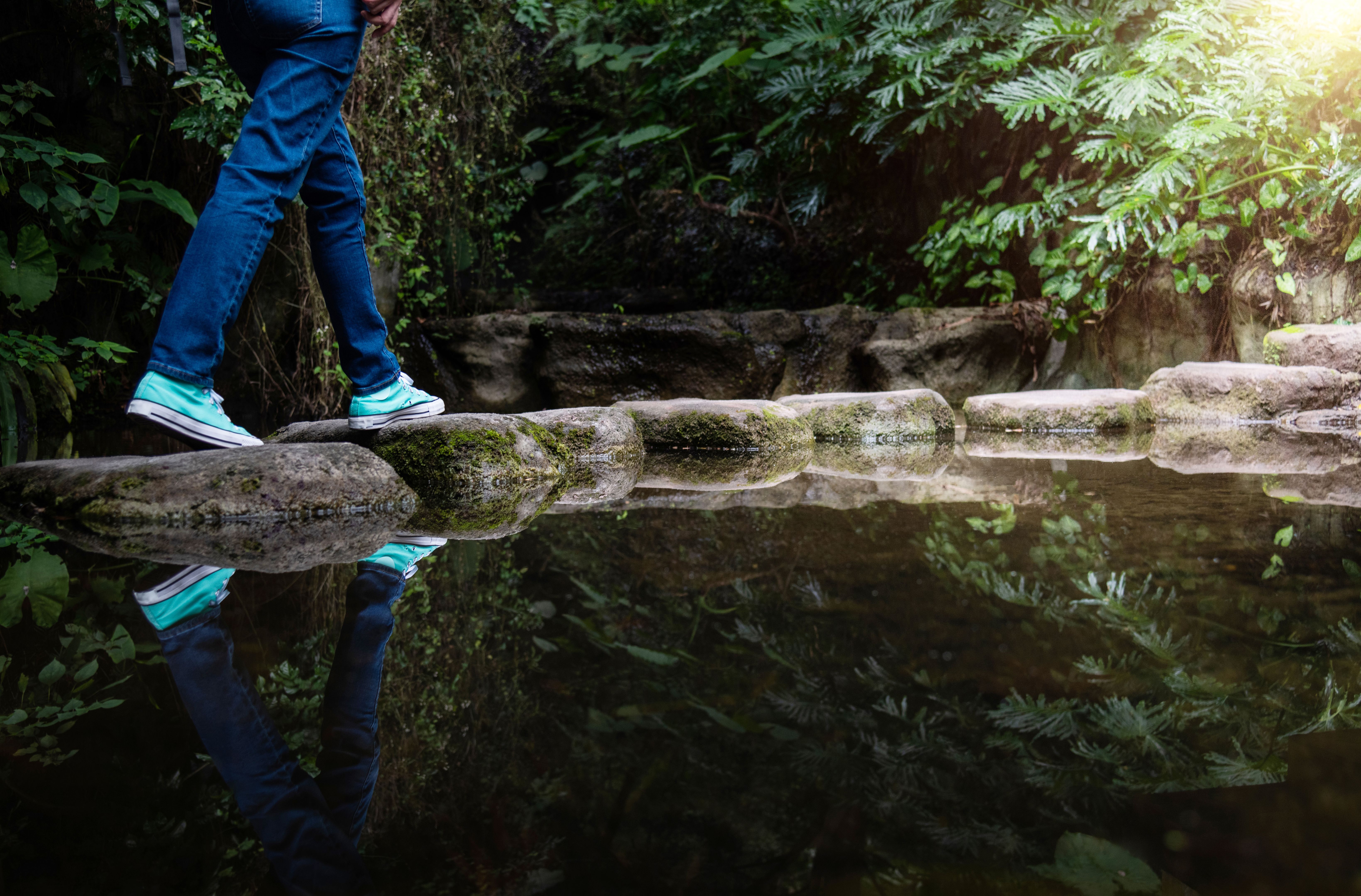 blue water river walk