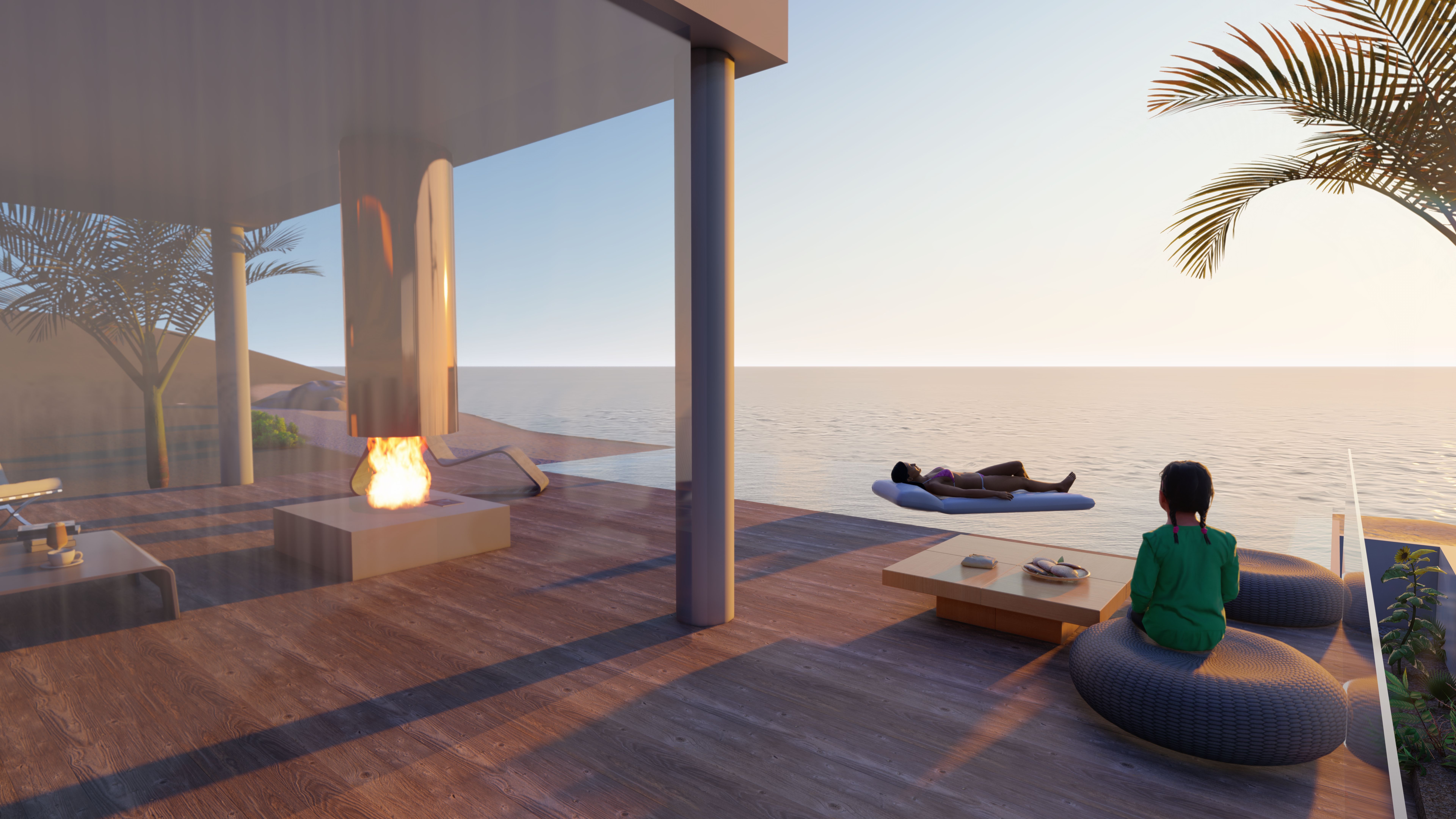 modern beach cottage