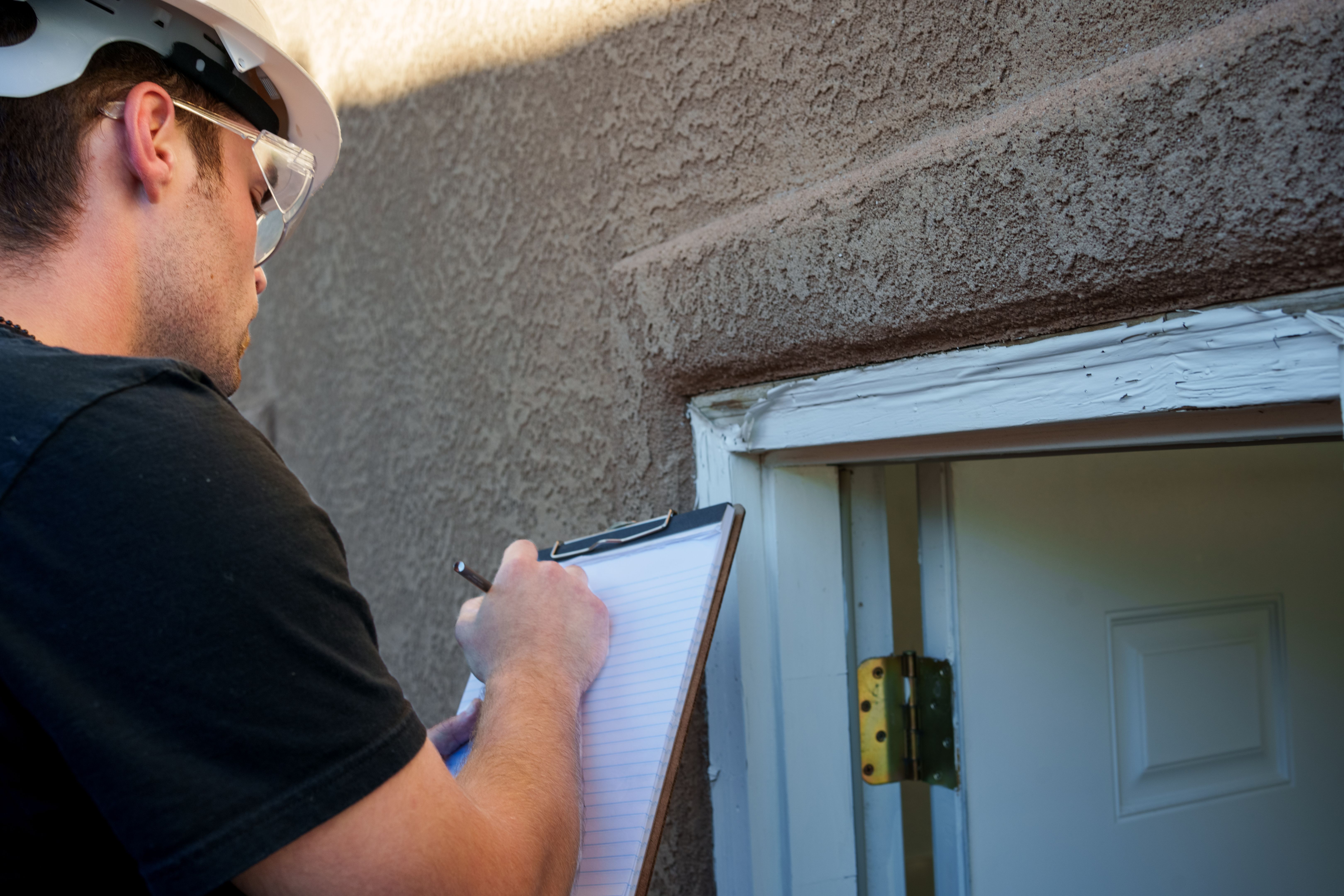 inspecting door