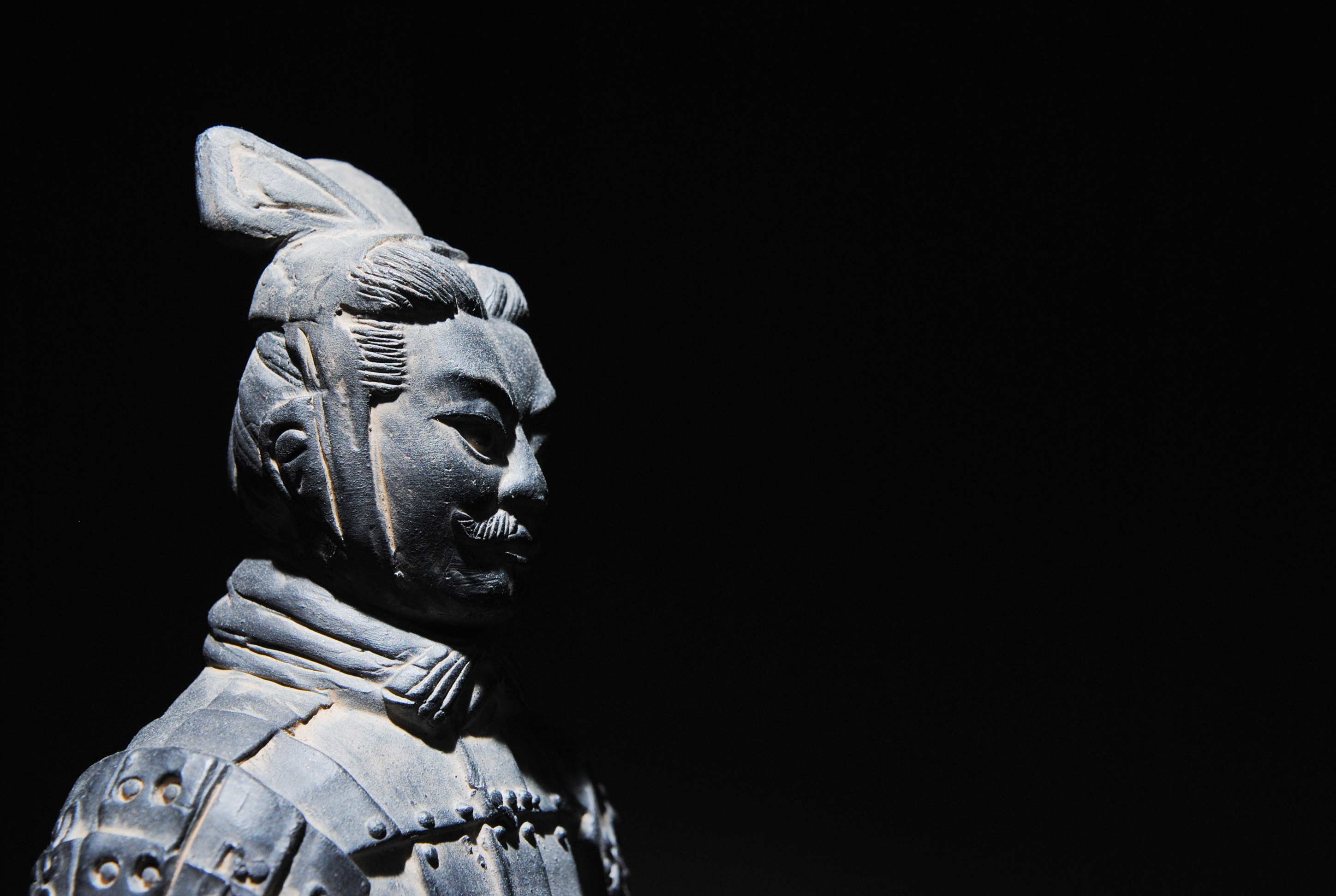 China Terracotta Statue Background