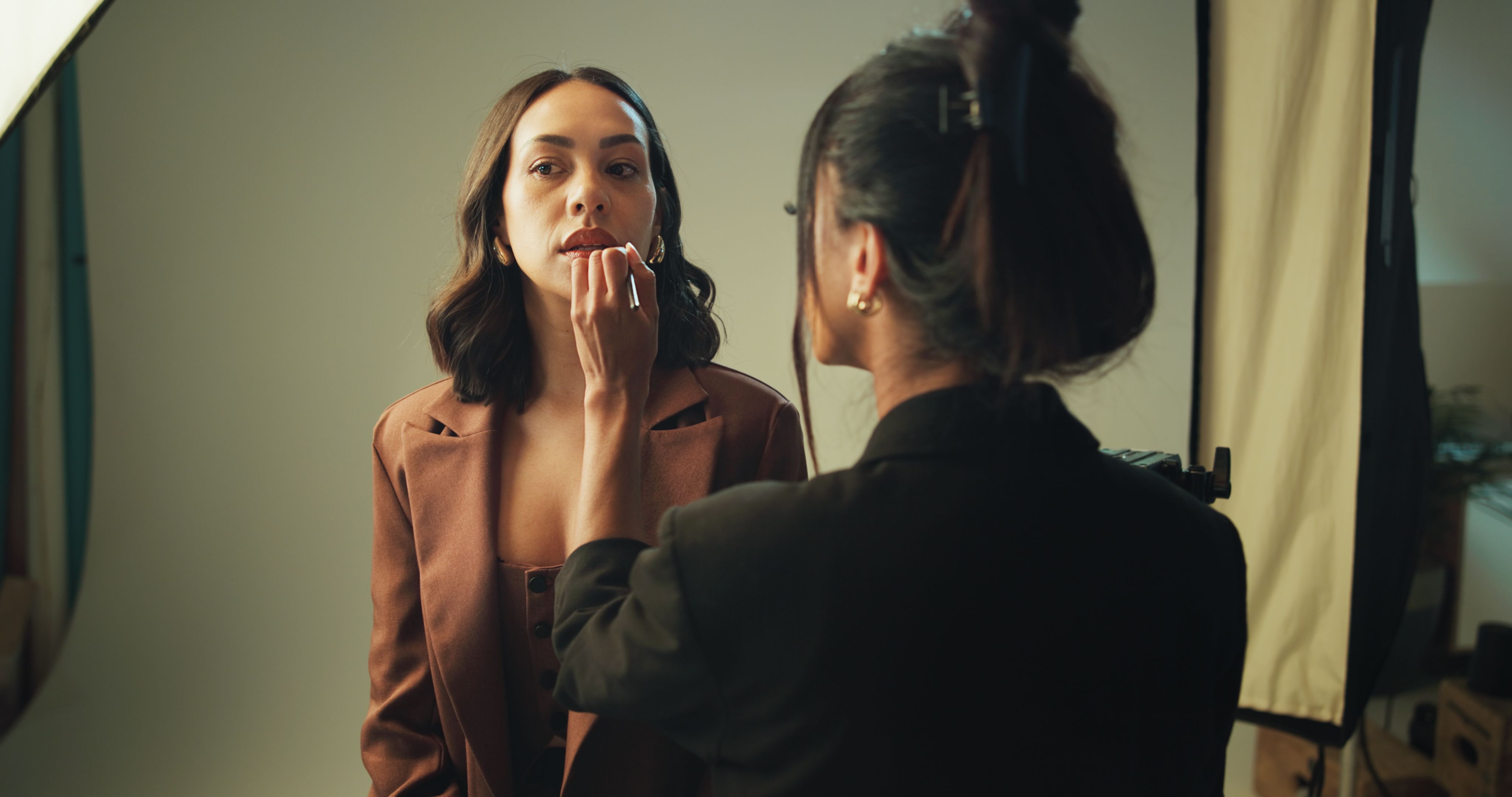 interviewing hairstylist