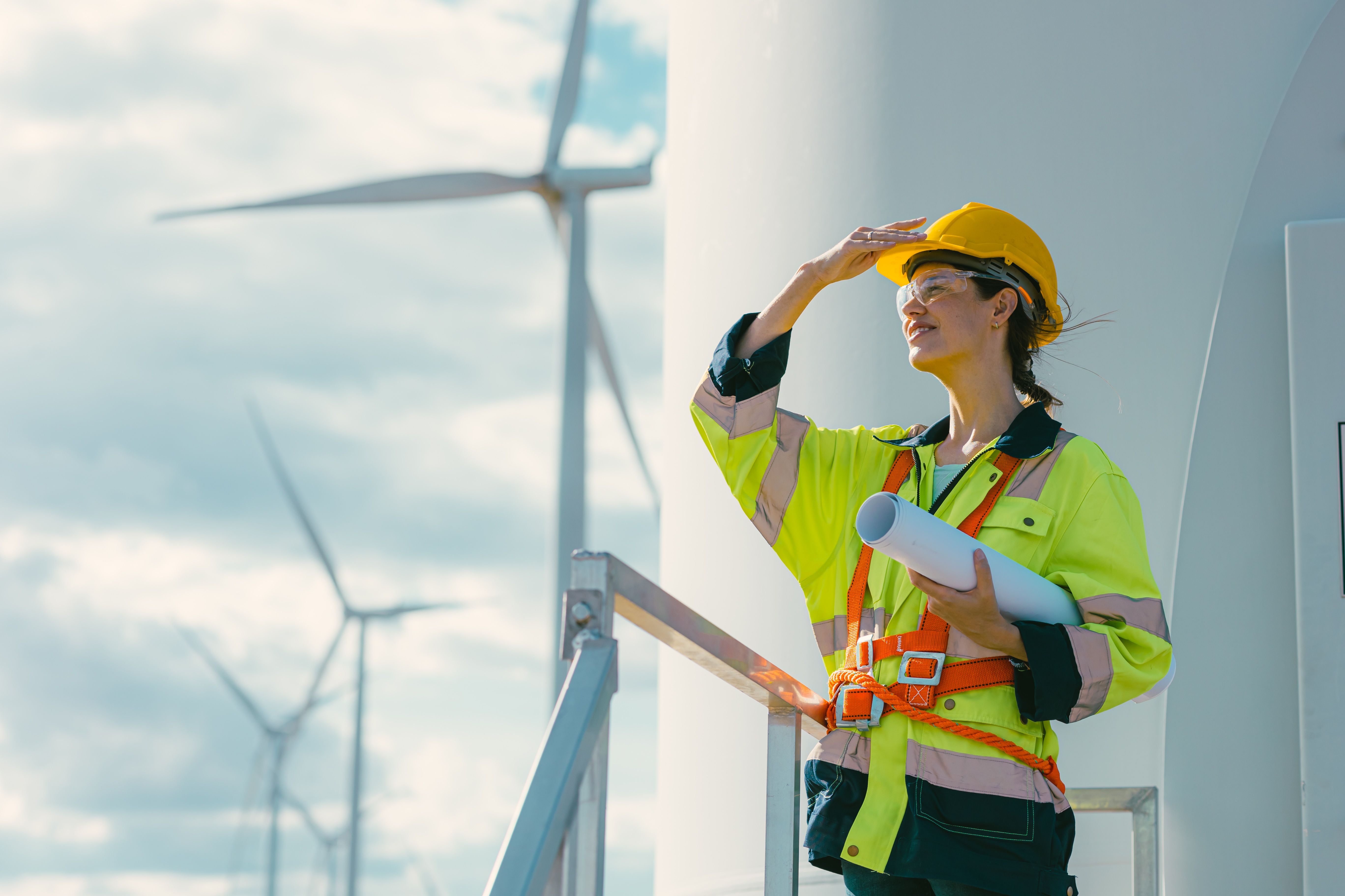 wind turbines