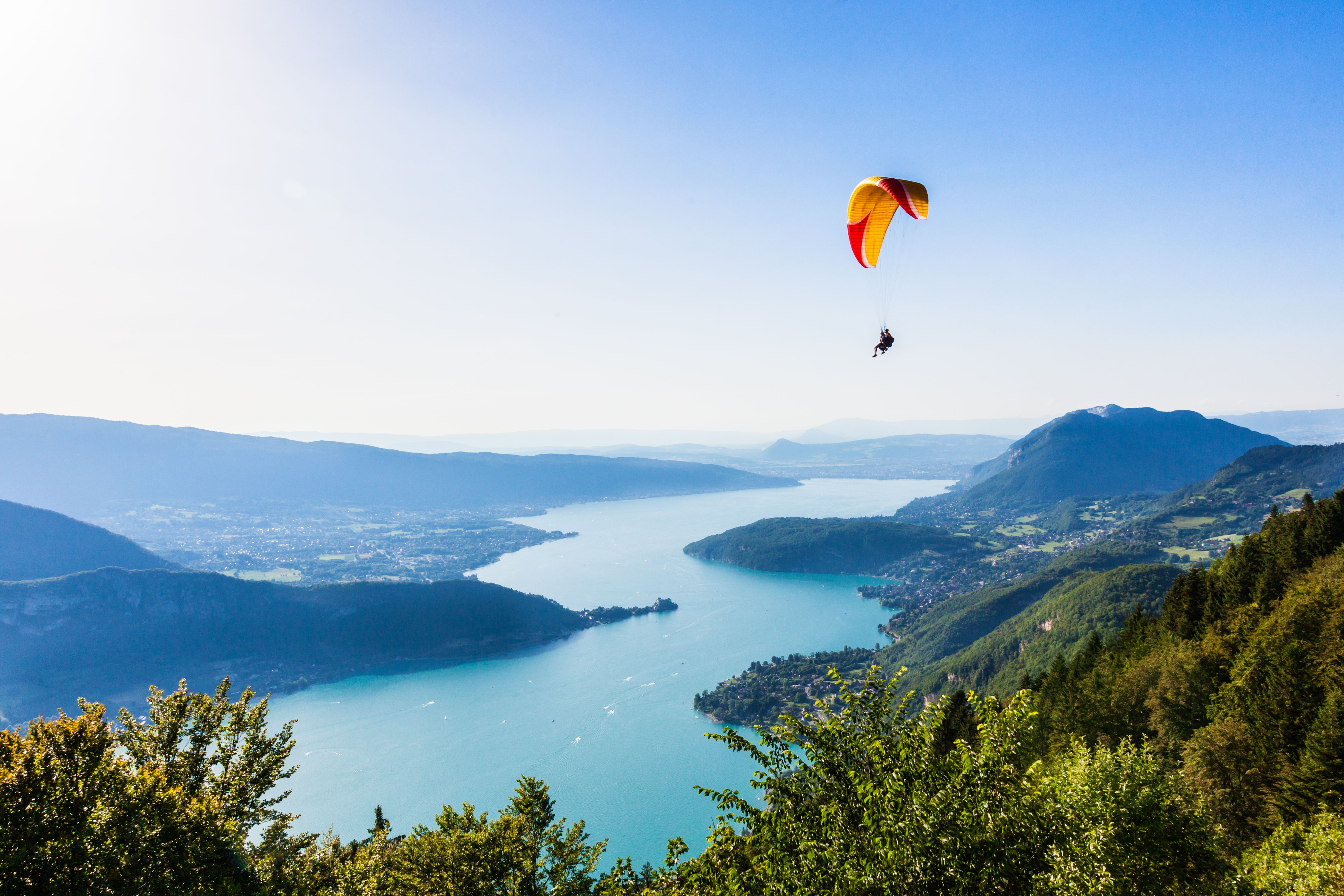 paragliding scenic