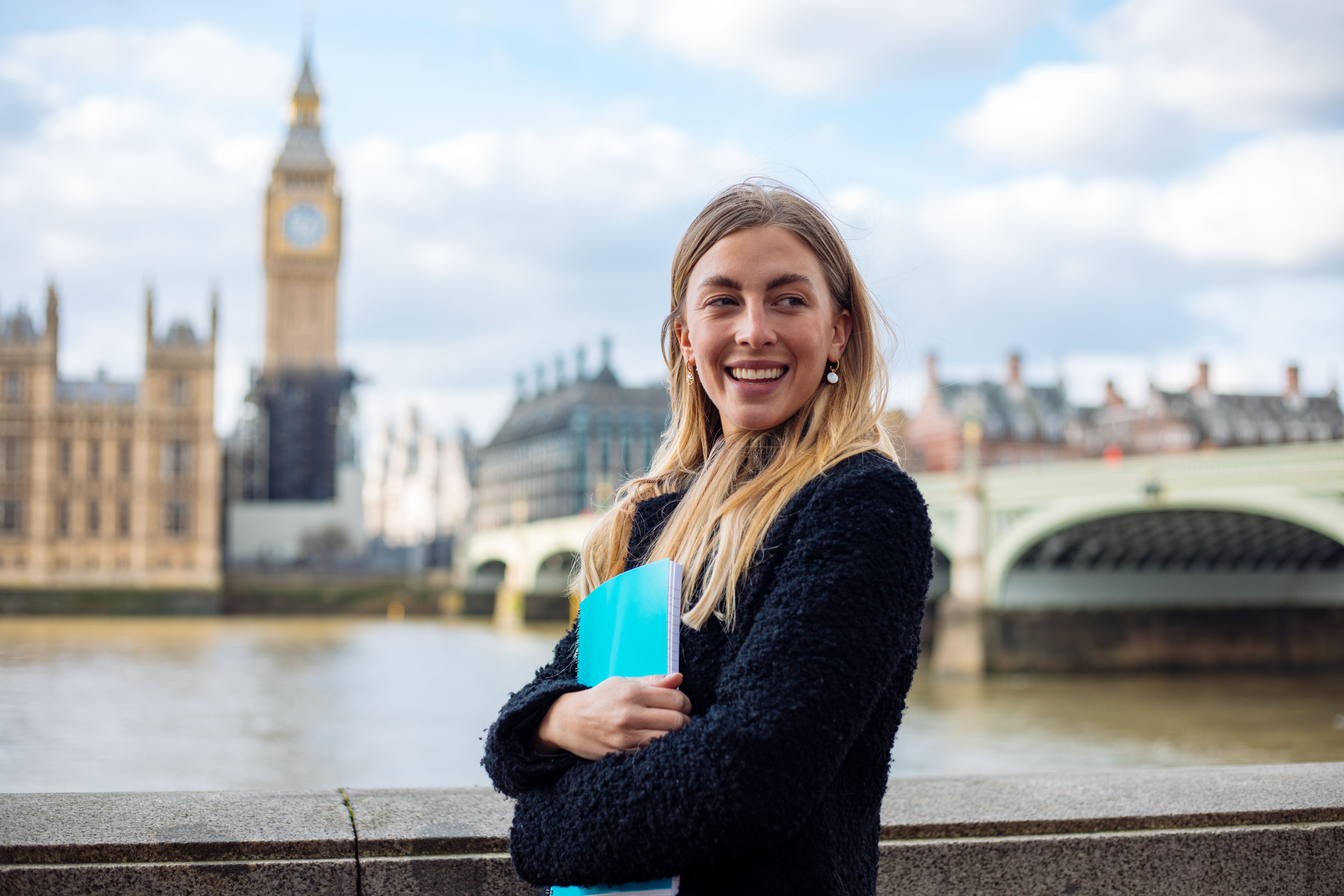 student studying abroad