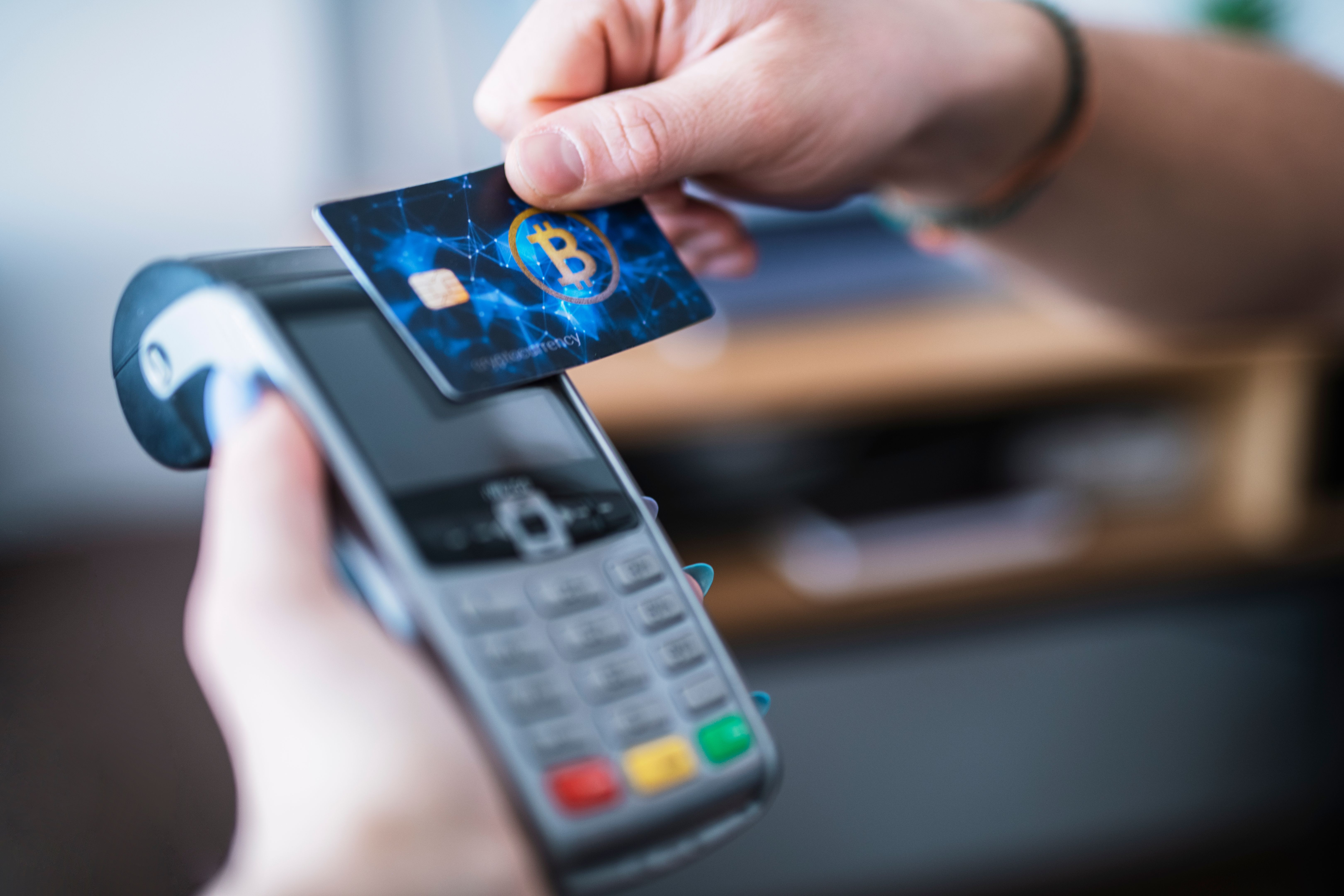 crypto card transaction