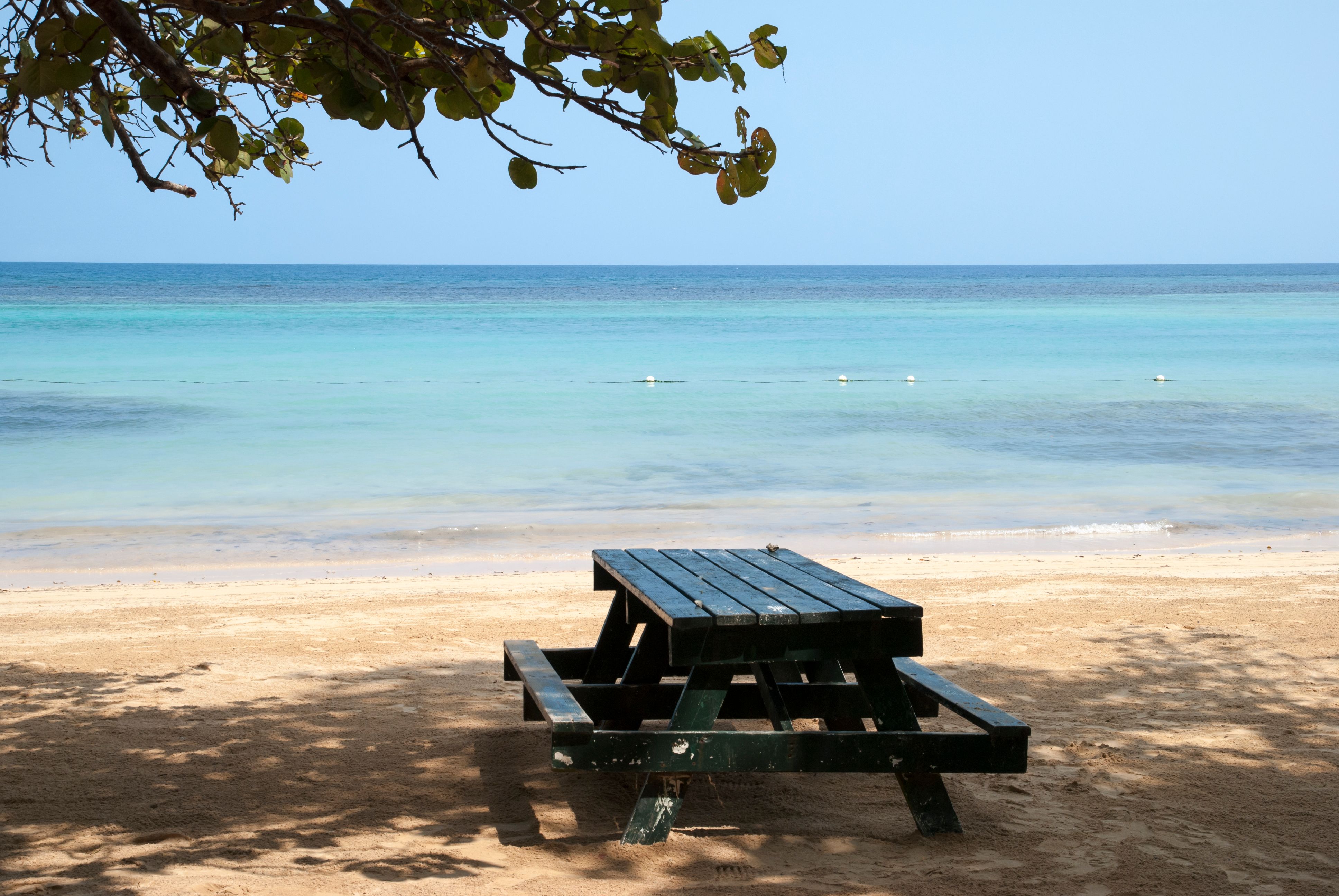 jamaican beach picnic