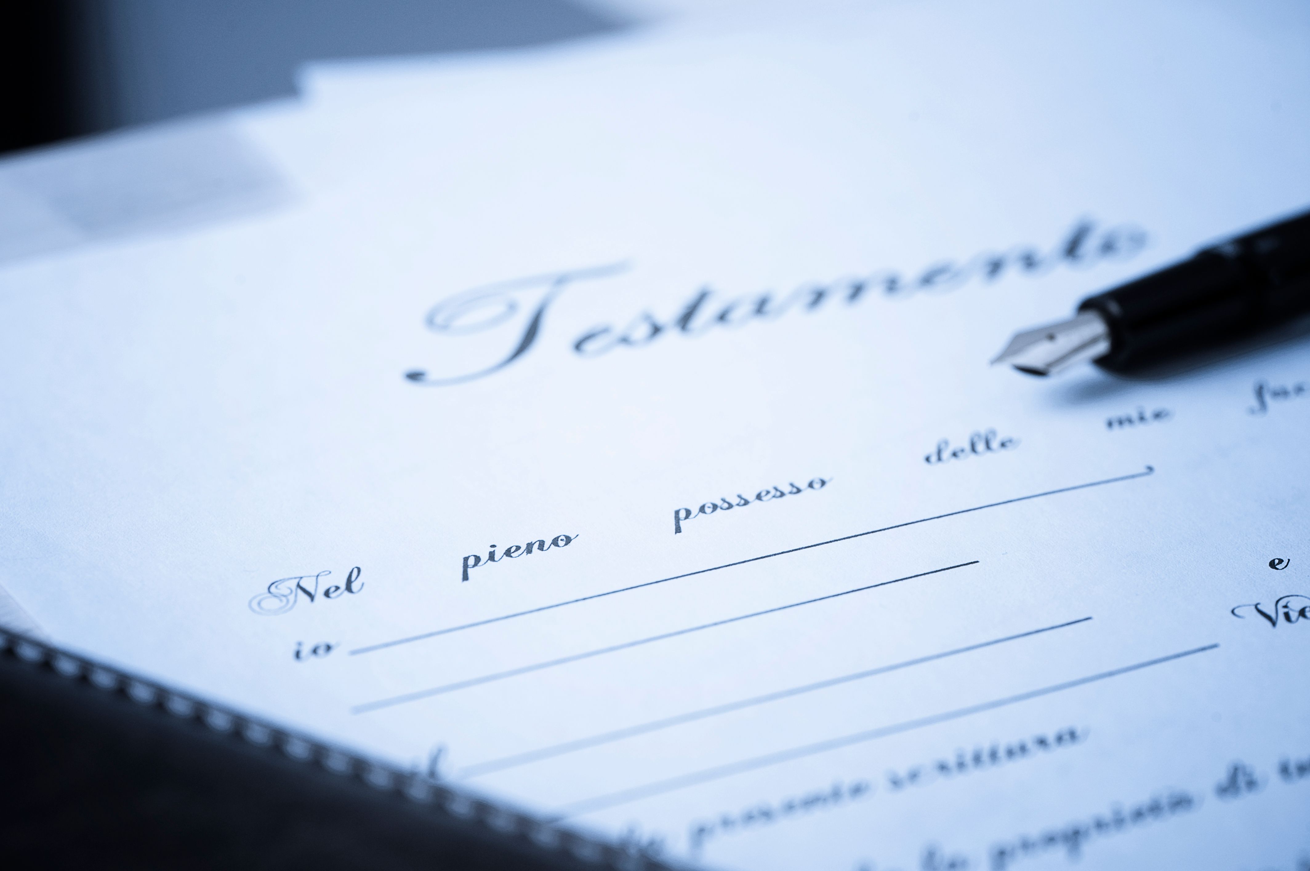 testamento documento