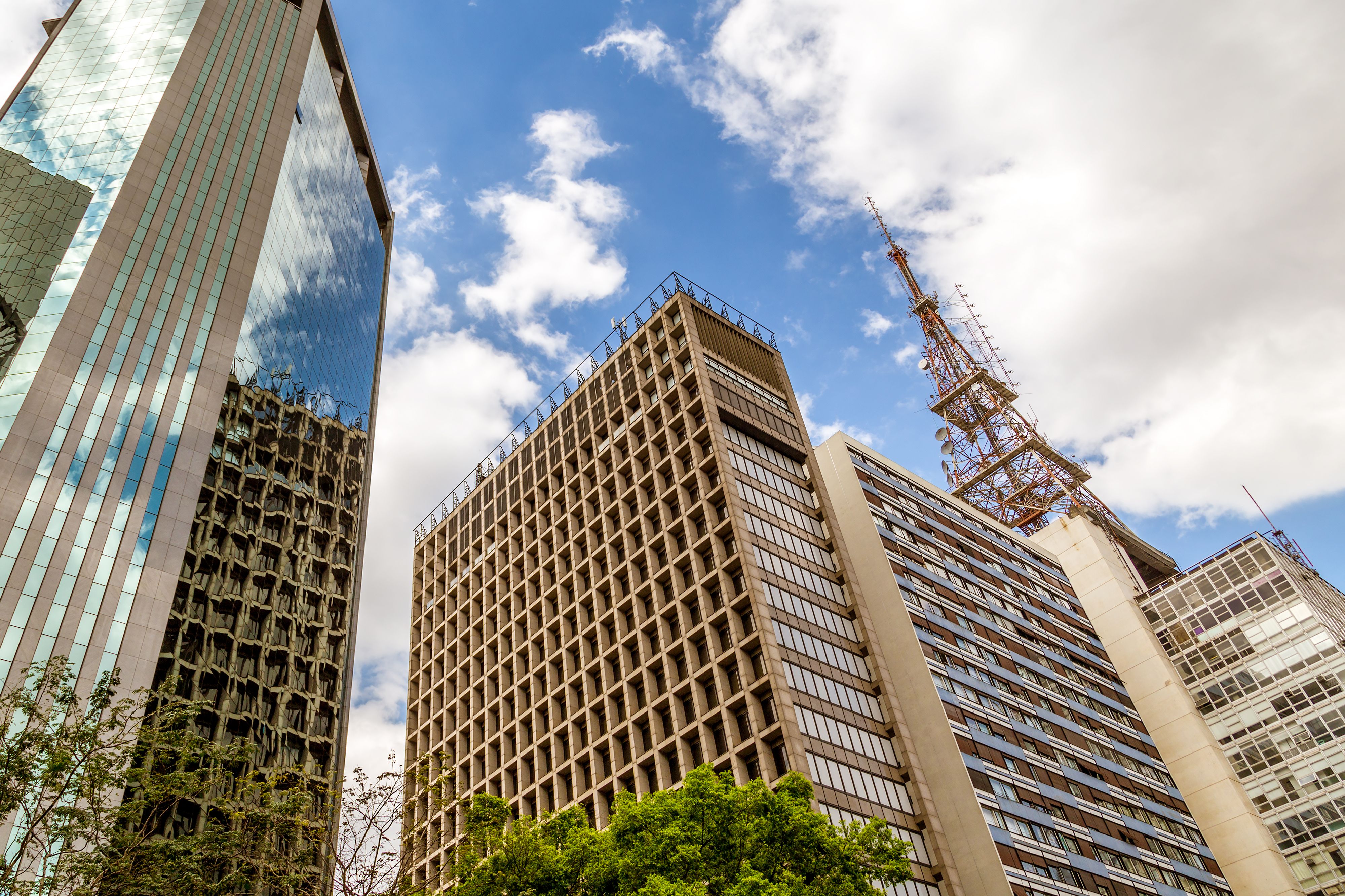 Edificios en la avenida Paulista, Sao Paulo