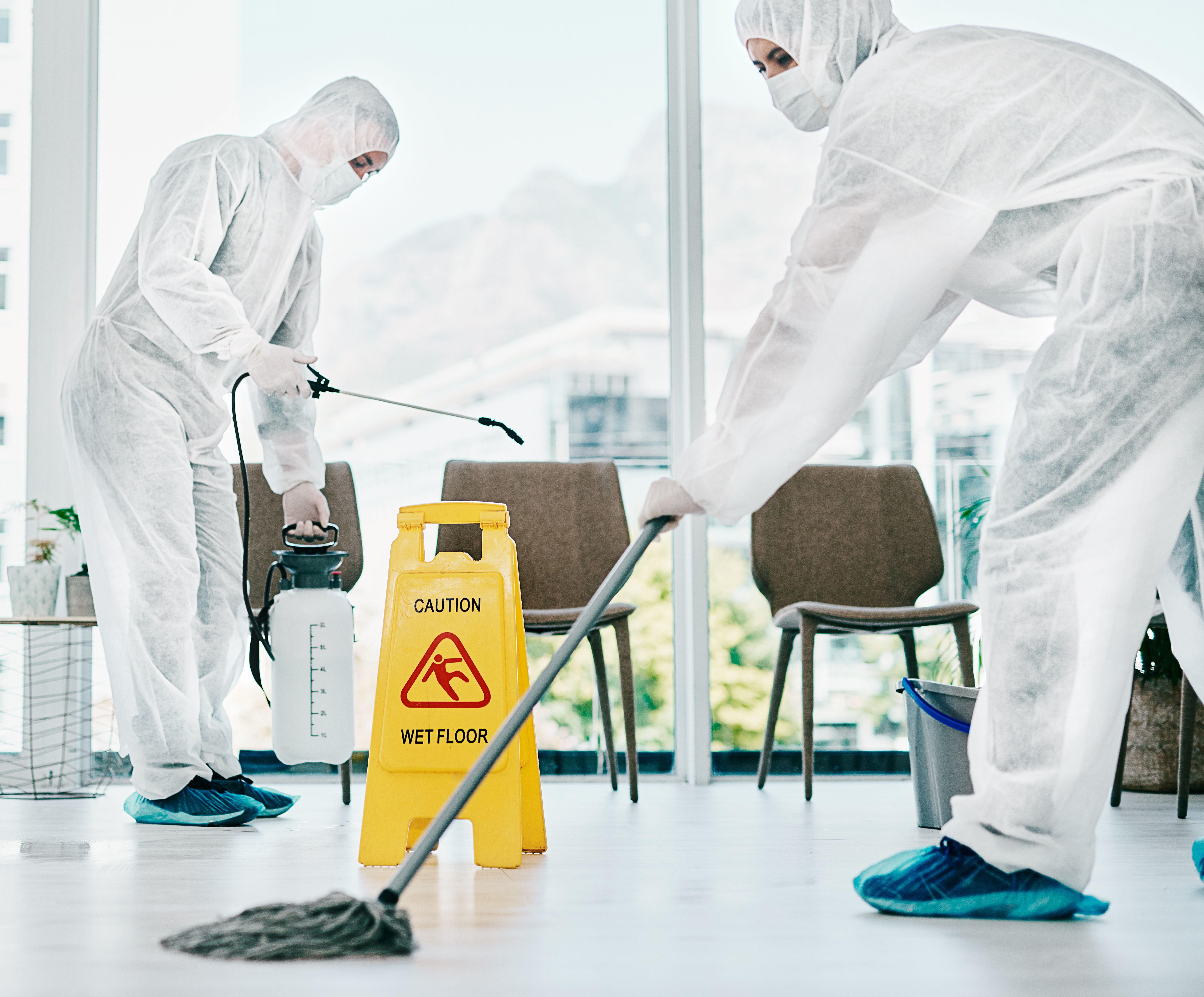 cleaning team