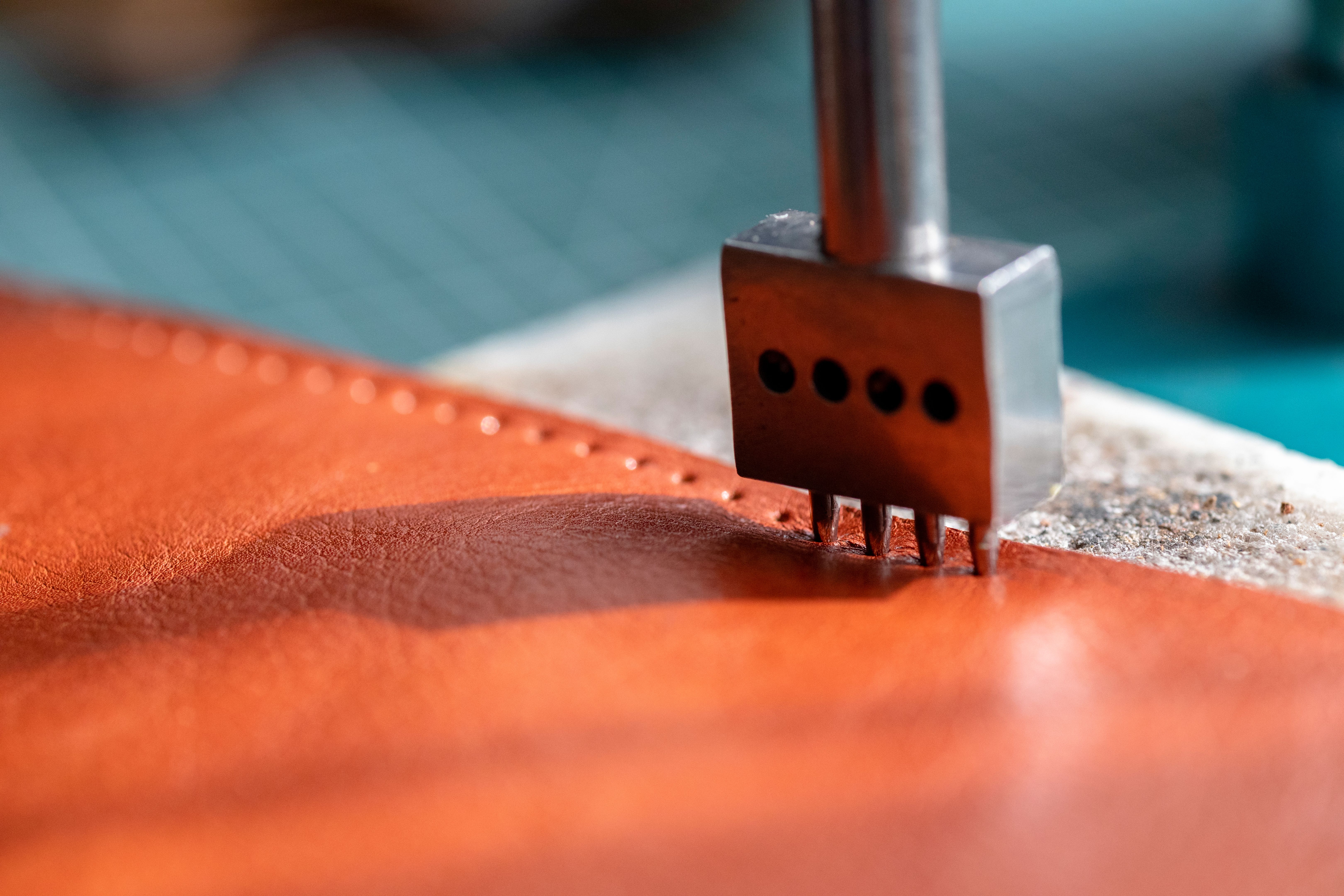 stitching mark on leather stitching mark on leather