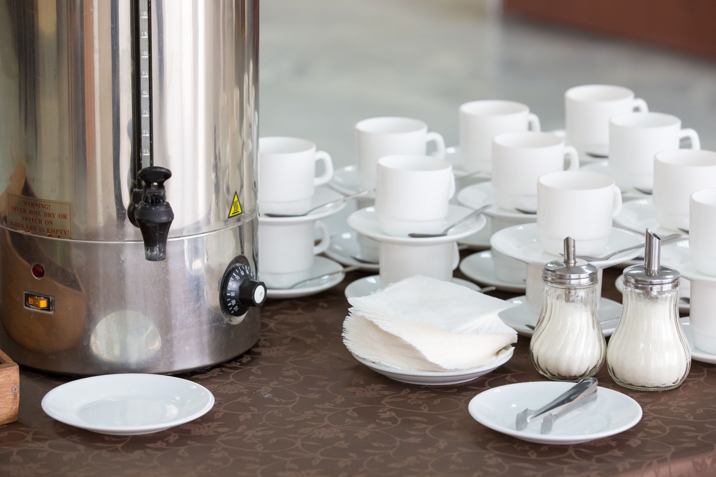 elegant tea urn