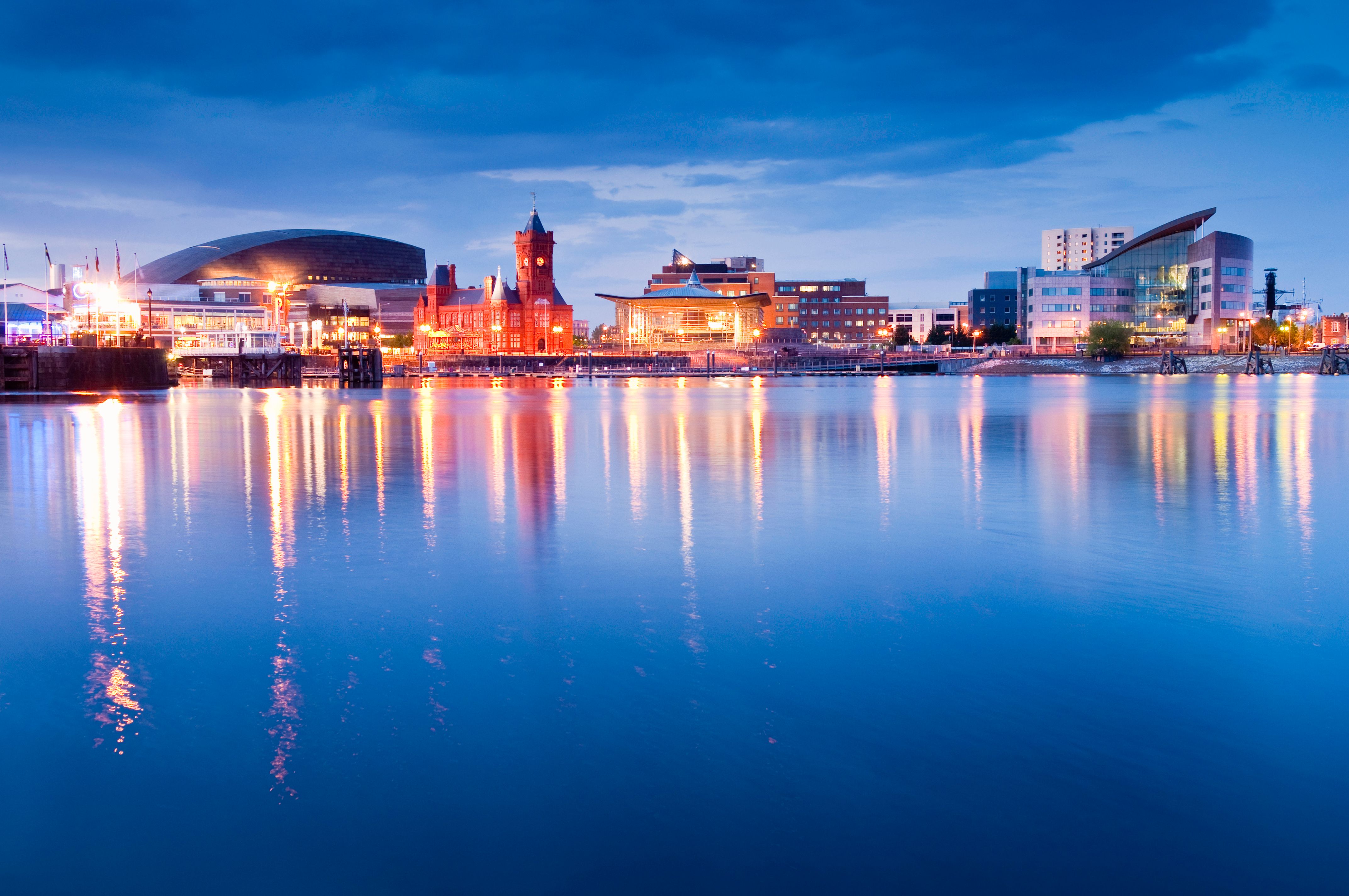 cardiff cityscape