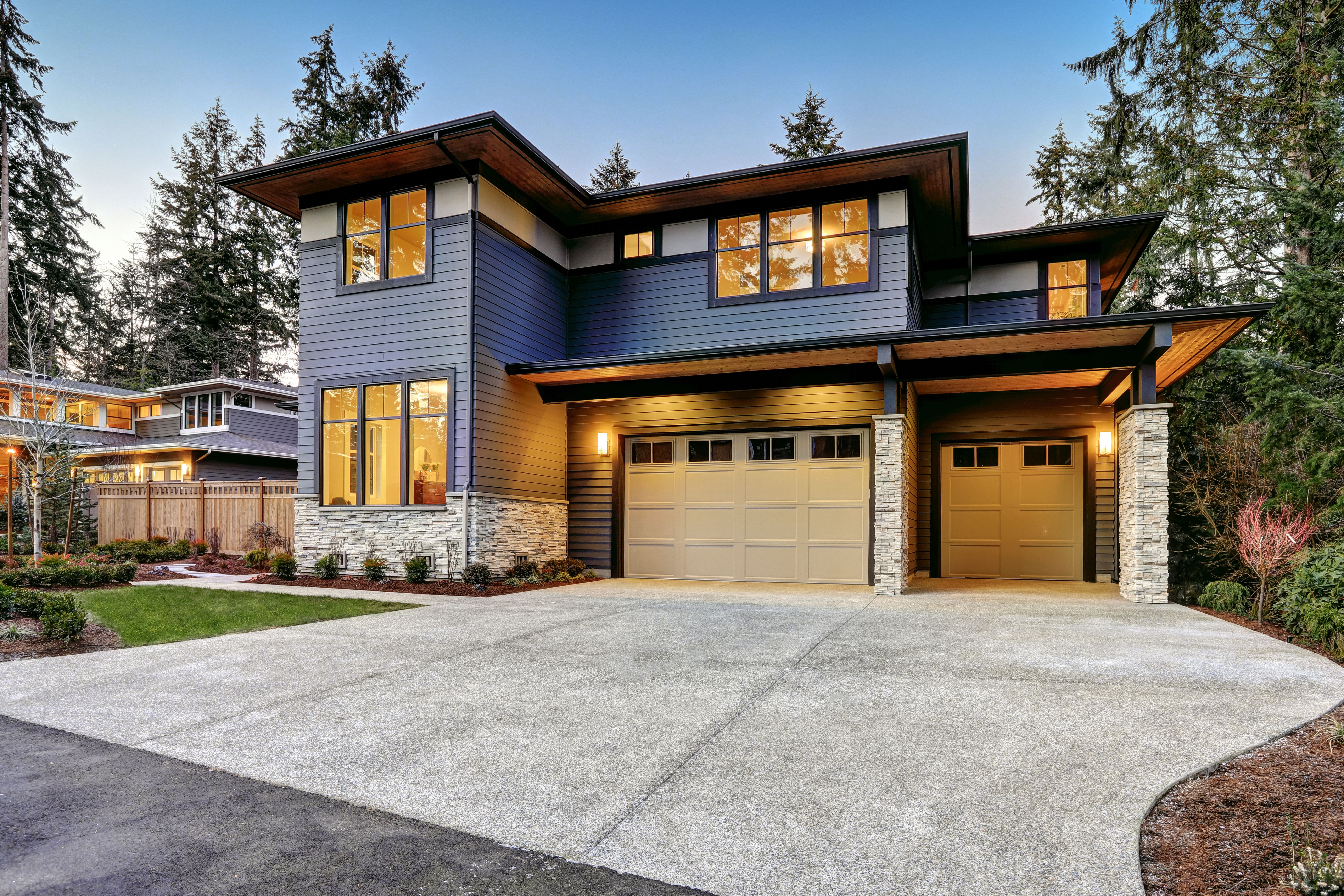 modern garage door
